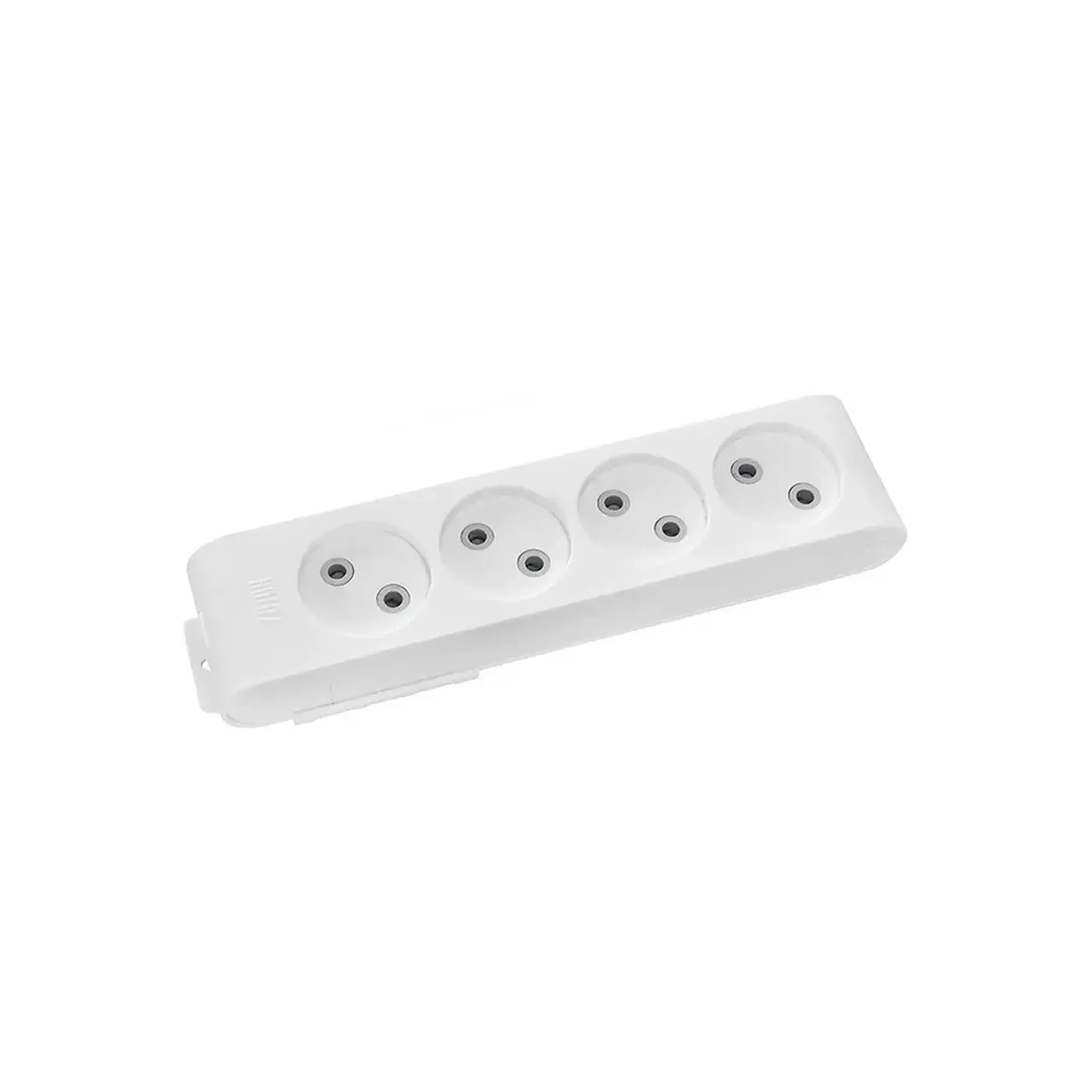 Bloc priză fără împământare 2 prize fără cablu 10 A Horoz - Alb 10 A (A)