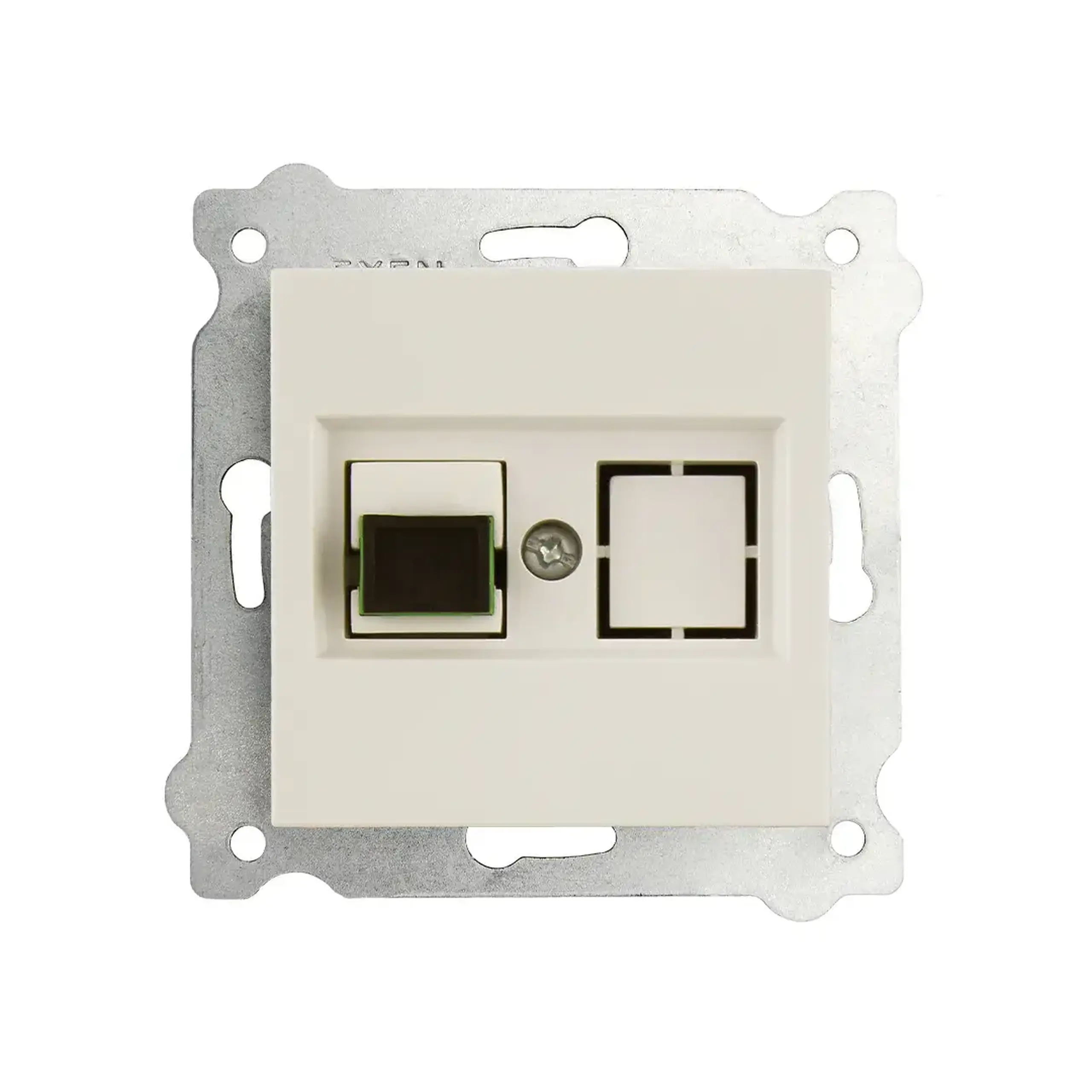 Priză pentru fibră optică KARELL Alb Exen Elektrik