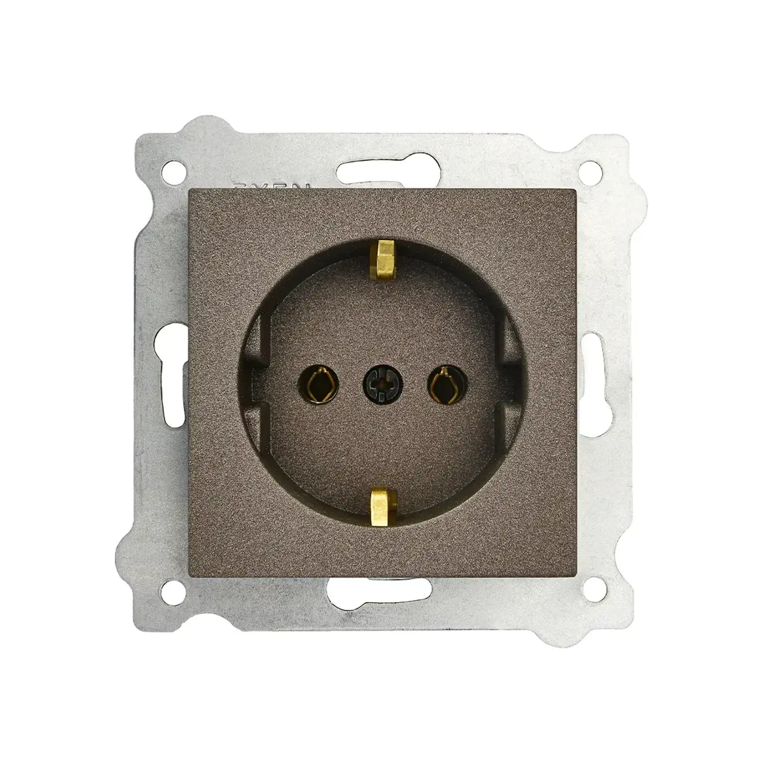 Priză cu împământare KARELL 16 A 220 - 240 V Mocha Exen Elektrik