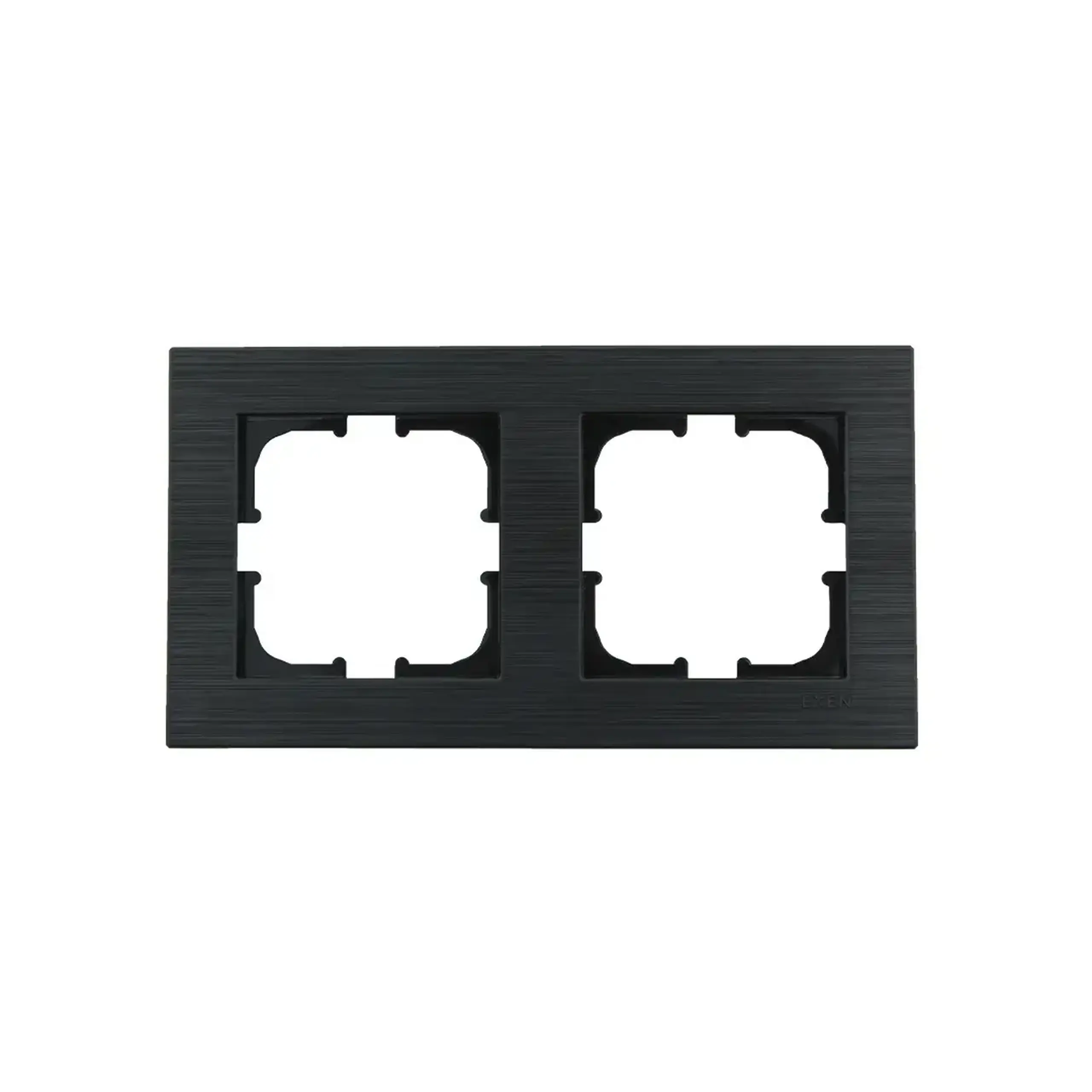 Ramă dublă CONFORT Negru Exen Elektrik