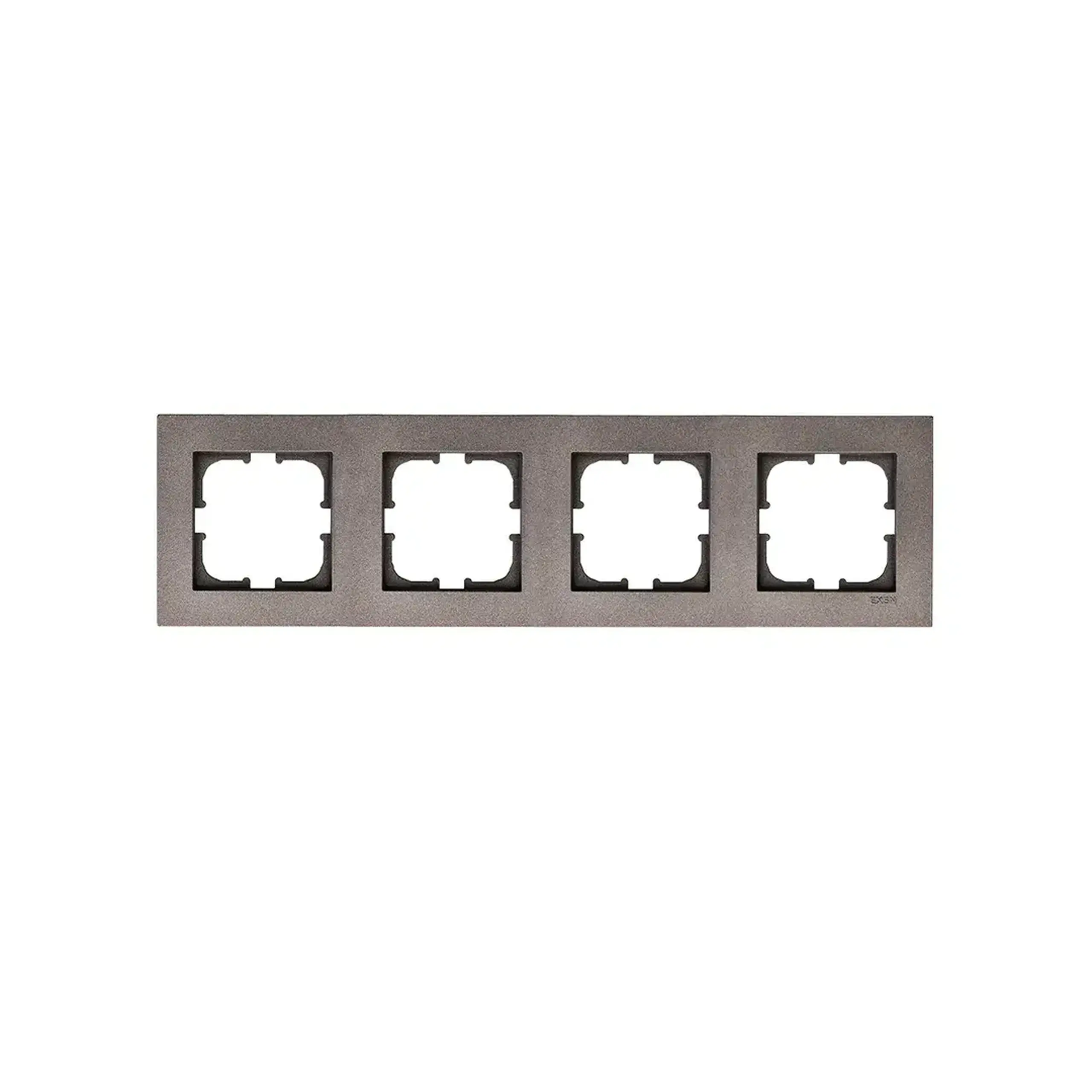 Ramă cu 4 locuri KARELL Mocha Exen Elektrik - Dimensiuni (L x W x H x Ø) 296 x 83 x 10 mm
