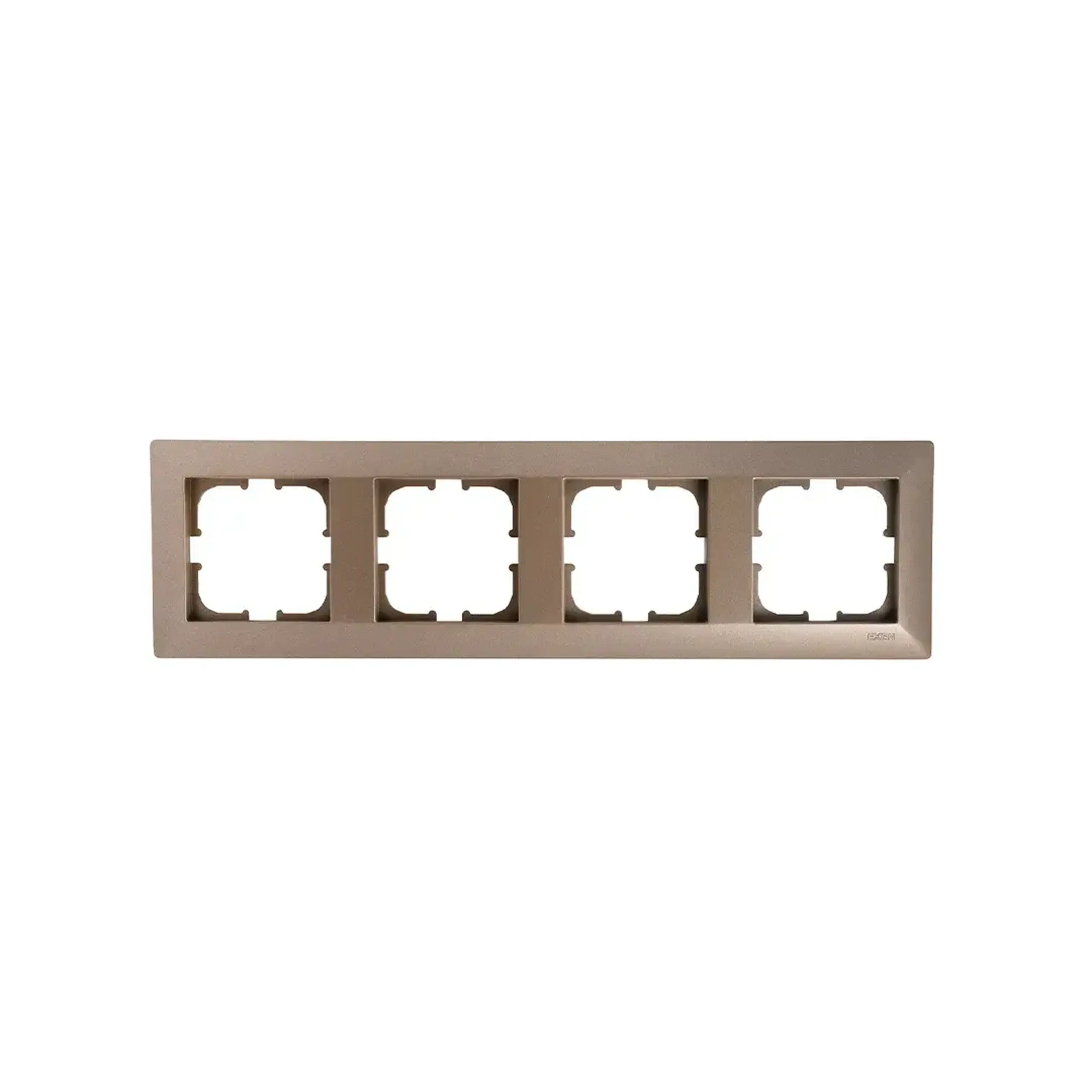 Ramă cu 4 locuri ODAK Mocha Exen Elektrik - Dimensiuni (L x W x H x Ø) 296 x 83 x 10 mm