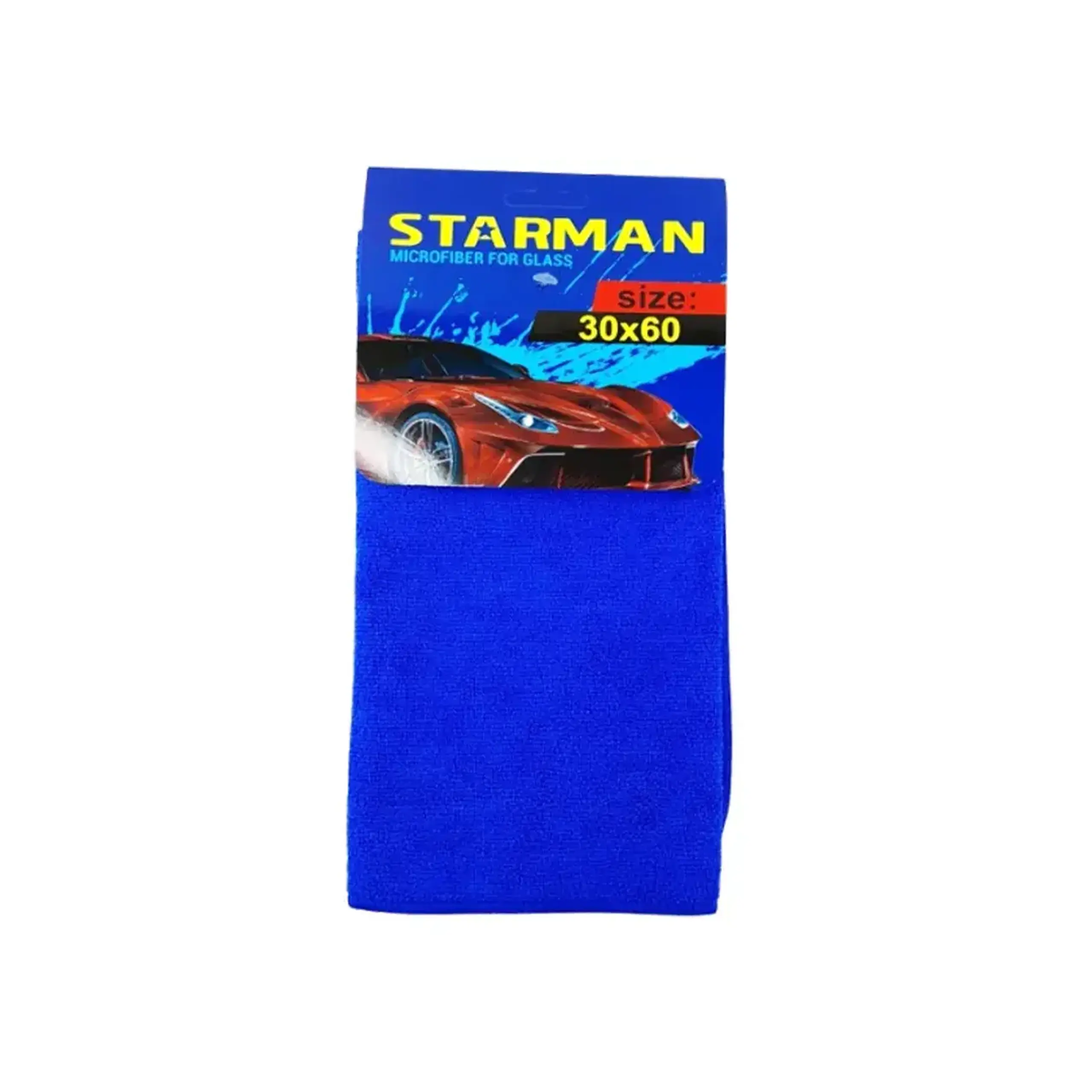 Lavetă microfibră 30 x 60 cm Star Man - Albastru 30 x 60 cm