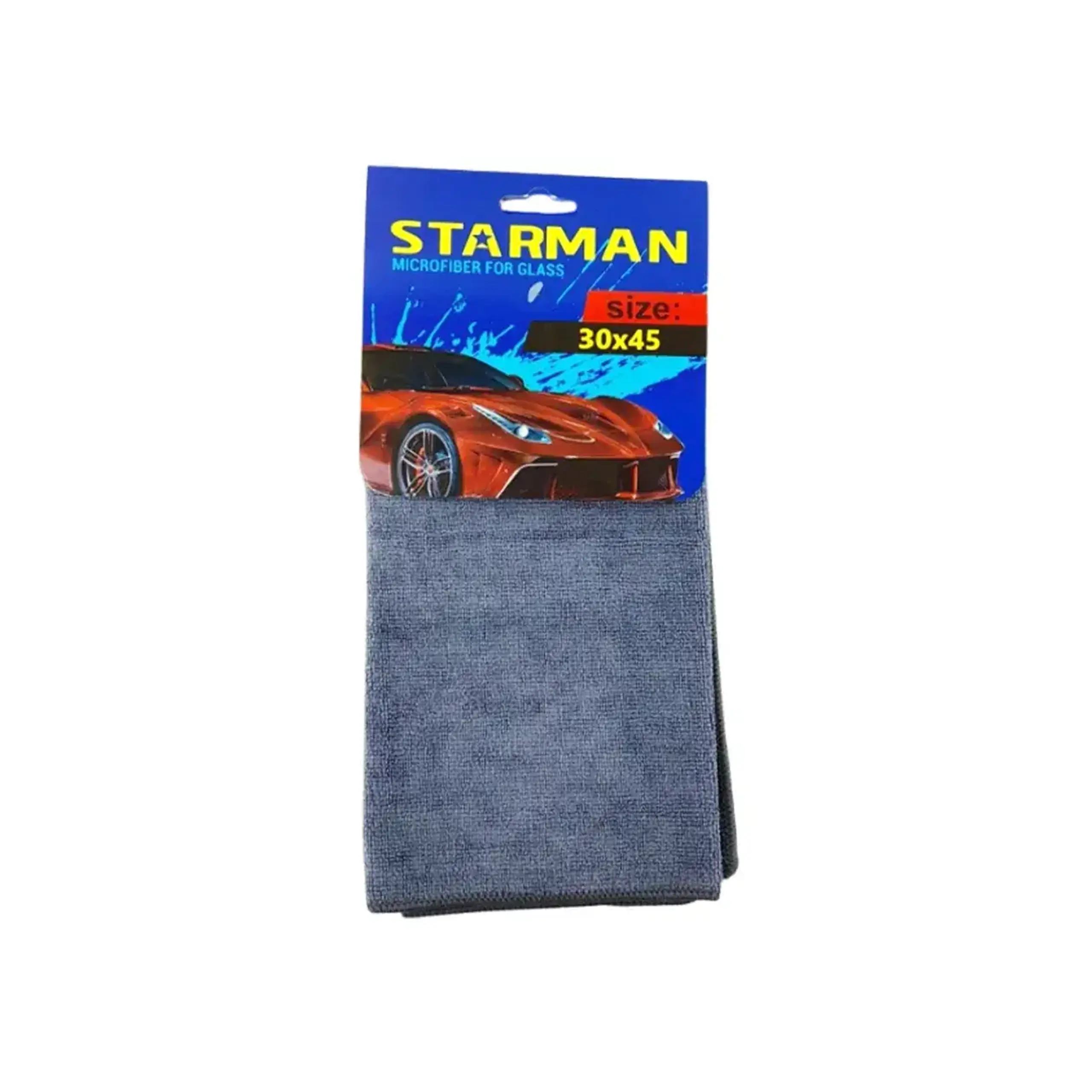 Lavetă microfibră 30 x 60 cm Star Man - Gri 30 x 45 cm