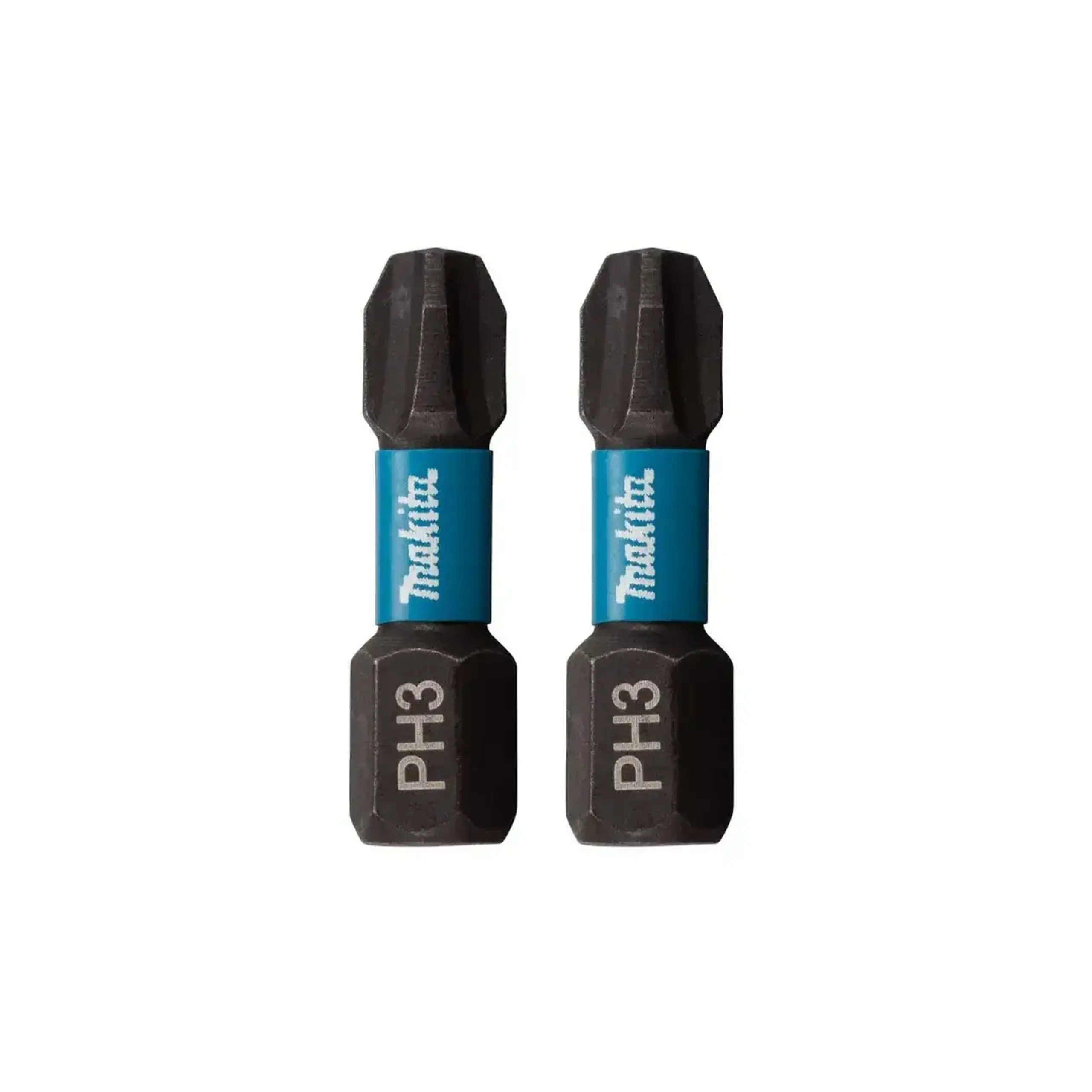 Set biți 2 buc. Impact Black PH3 1/4" 25 mm Makita - Lungime 25 mm