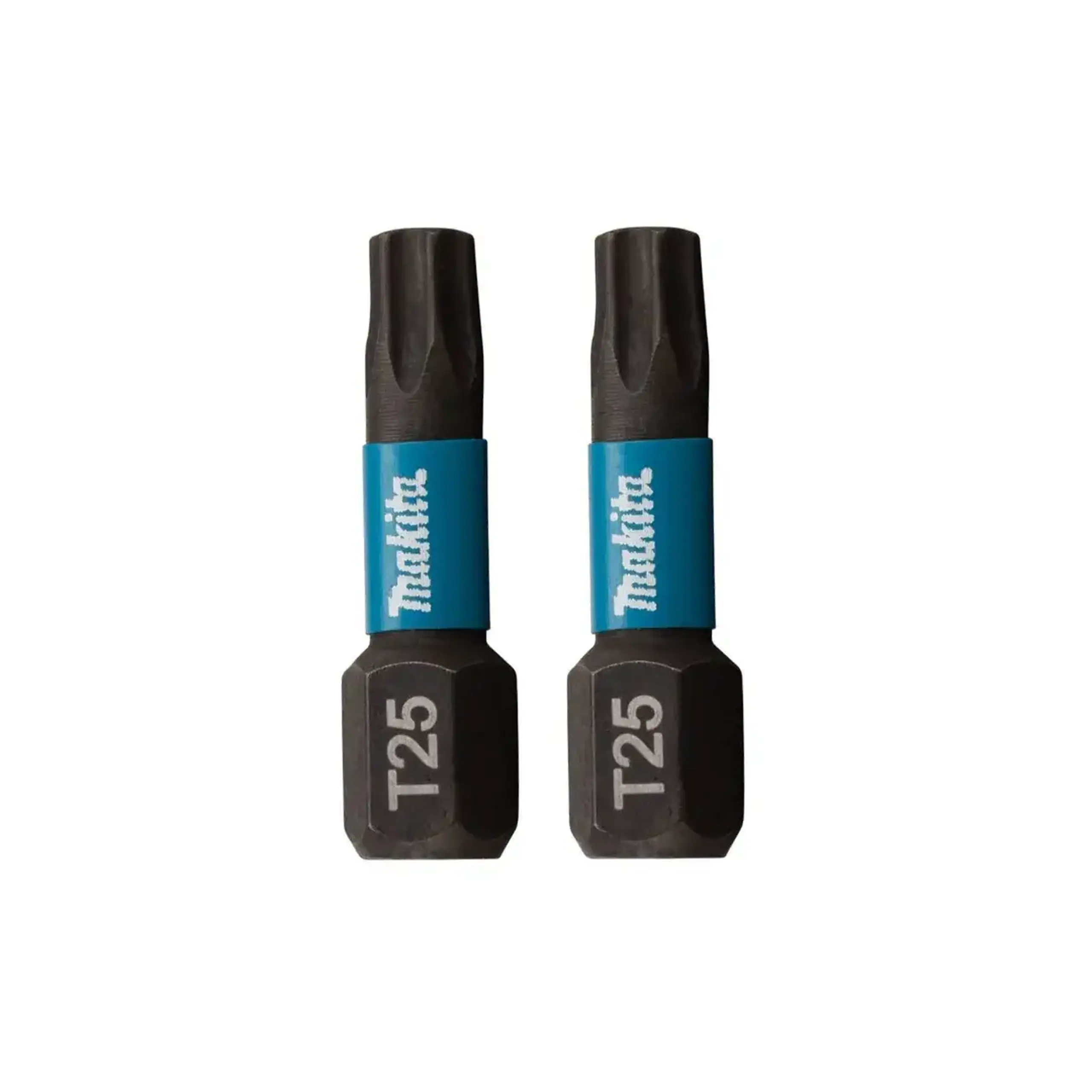 Set biți 2 buc. Impact Black T25 1/4" 25 mm Makita - Lungime 25 mm