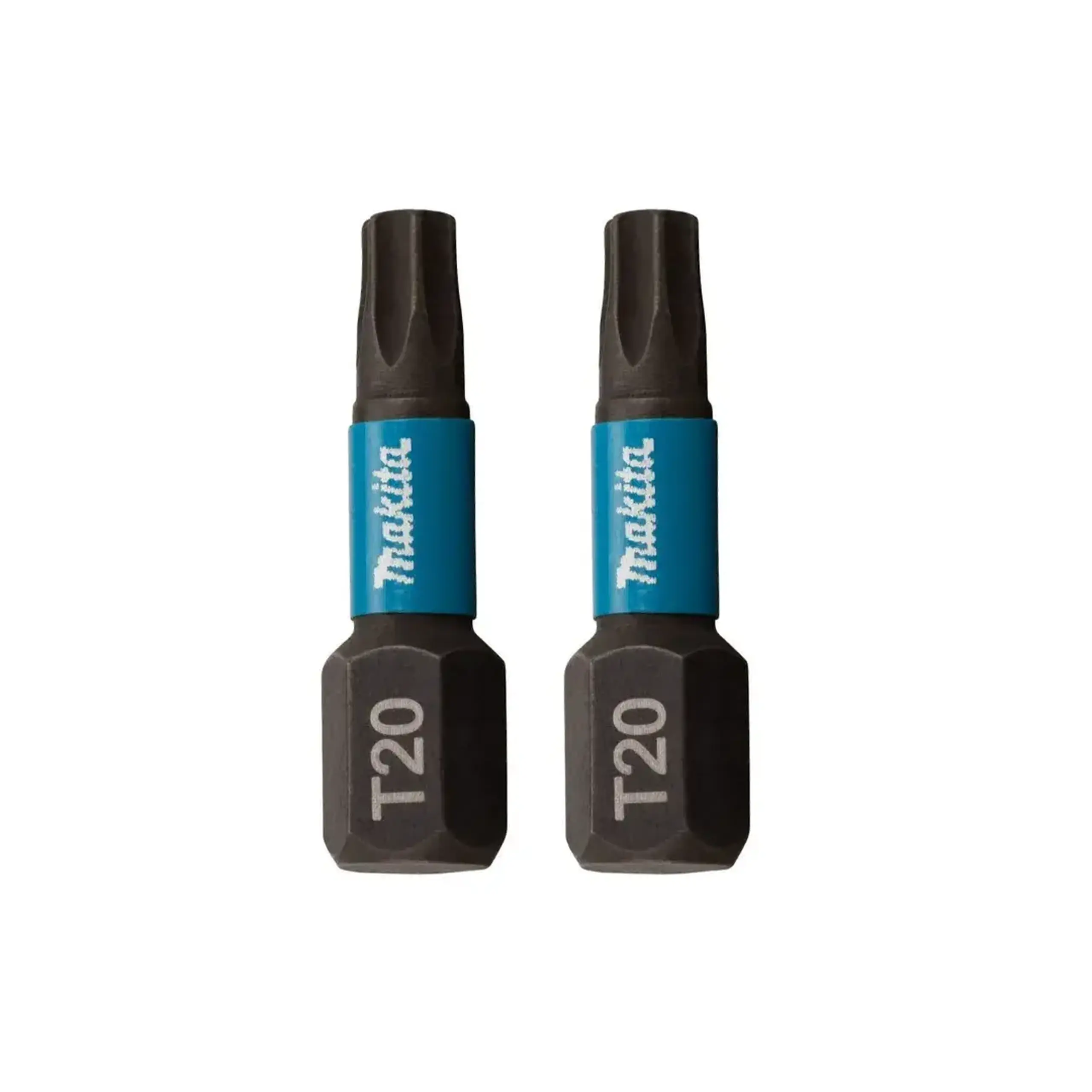 Set biți 2 buc. Impact Black T20 1/4" 25 mm Makita - Lungime 25 mm