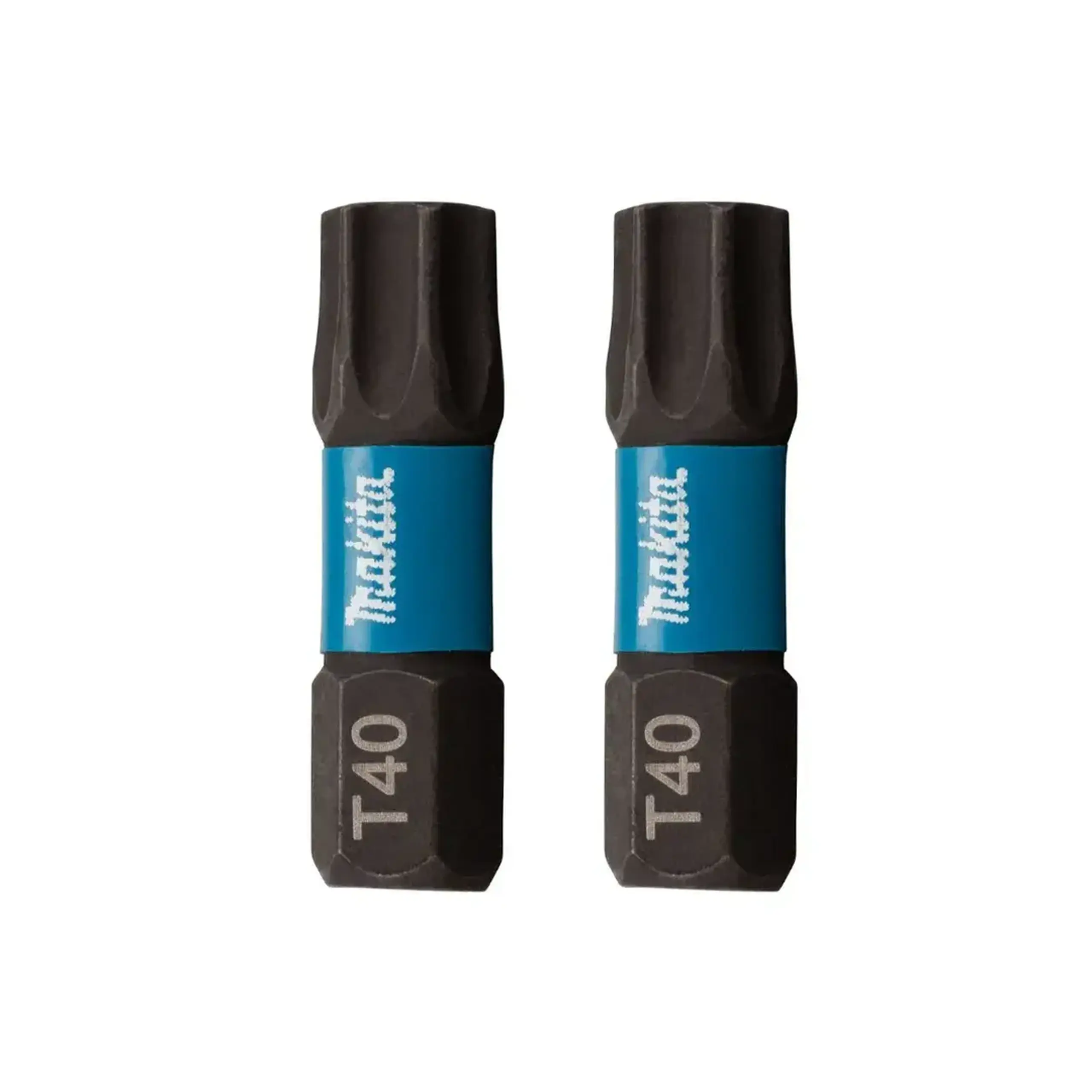 Set biți 2 buc. Impact Black T40 1/4" 25 mm Makita - Lungime 25 mm