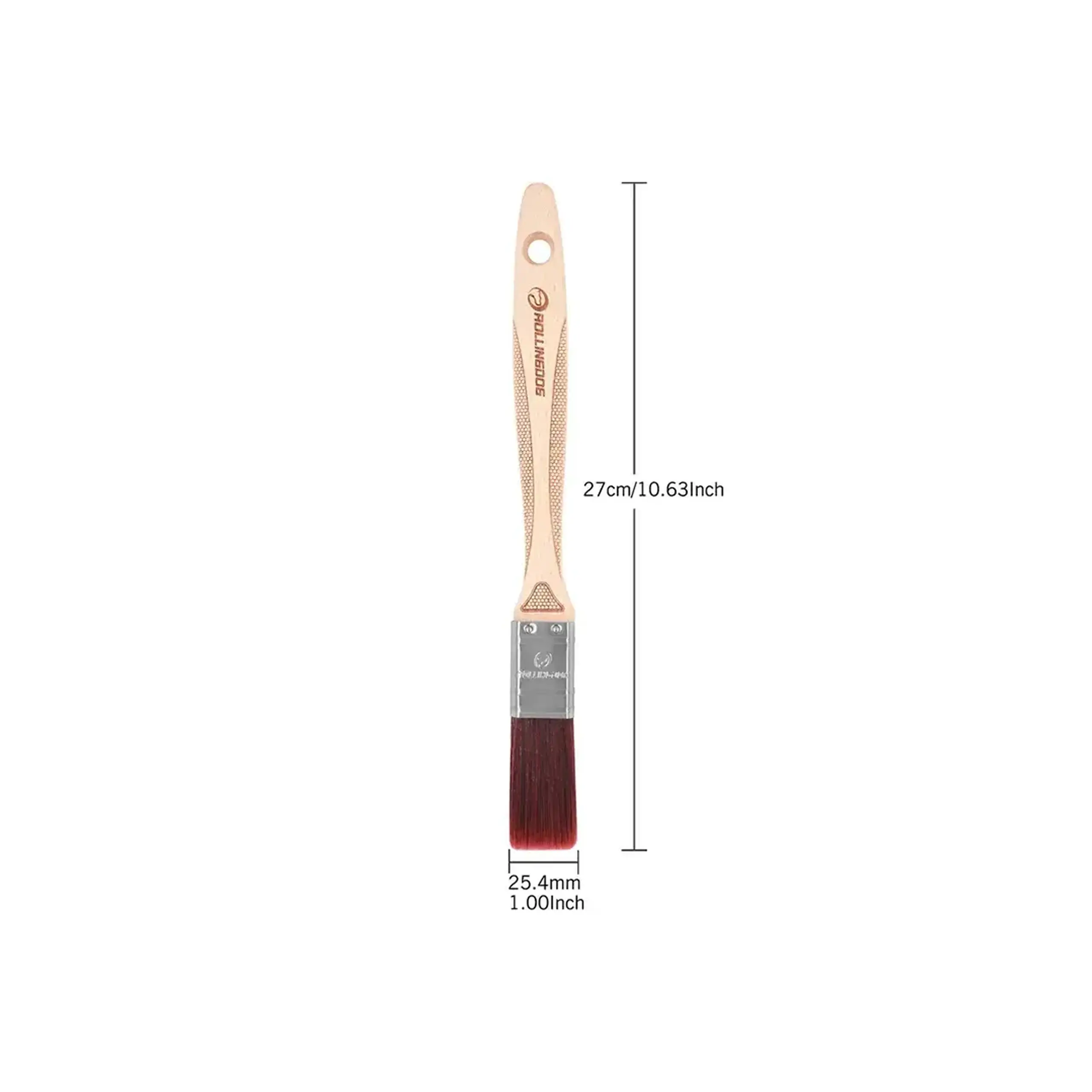 Pensulă cu mâner din lemn Doberman 25.4 mm Rollingdog