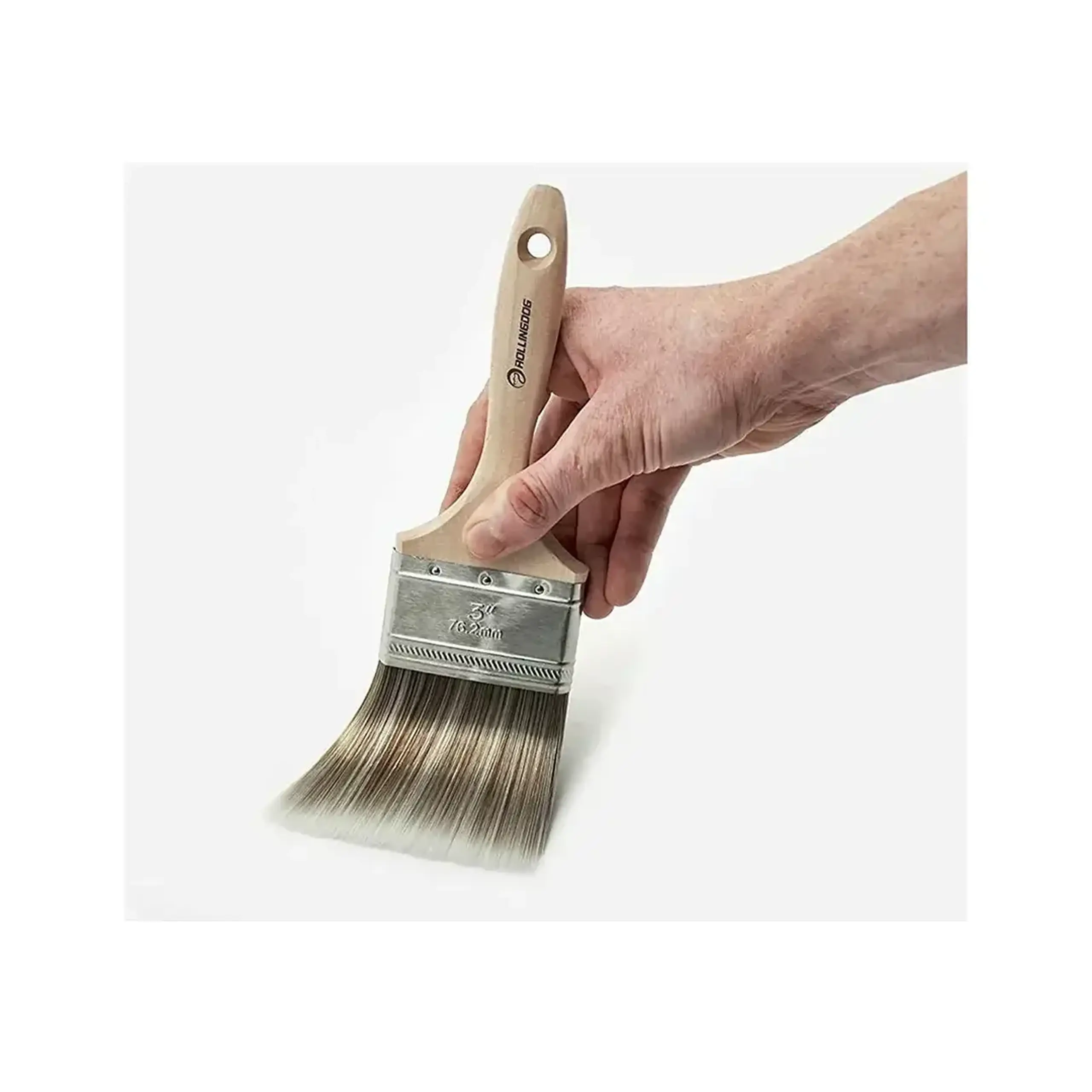 Pensulă cu mâner din lemn BEAVER-TAIL 76 x 76.2 mm Rollingdog
