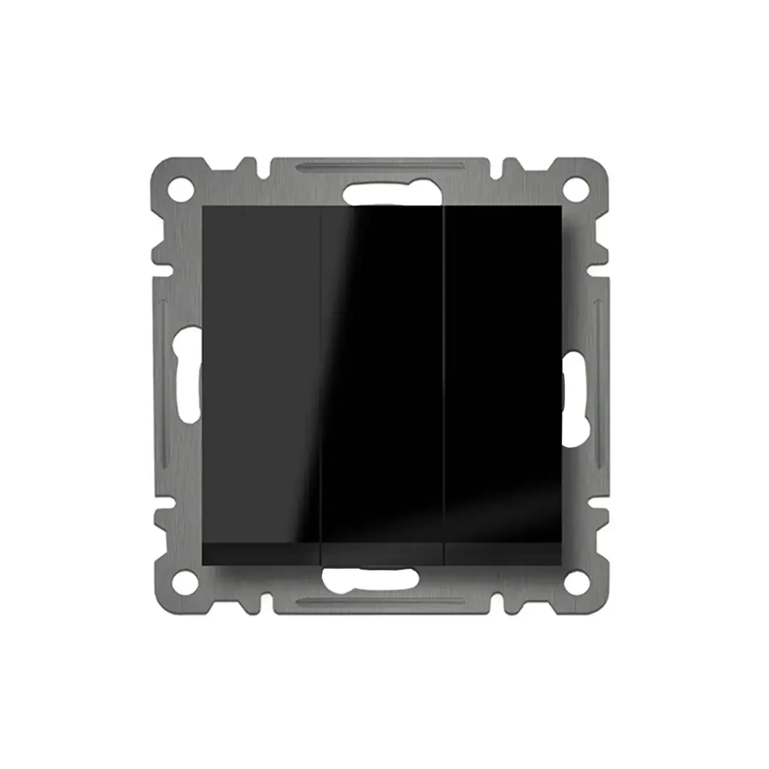 Întrerupător triplu karea 10 A 220 - 240 V alb Makel - Culoare Negru