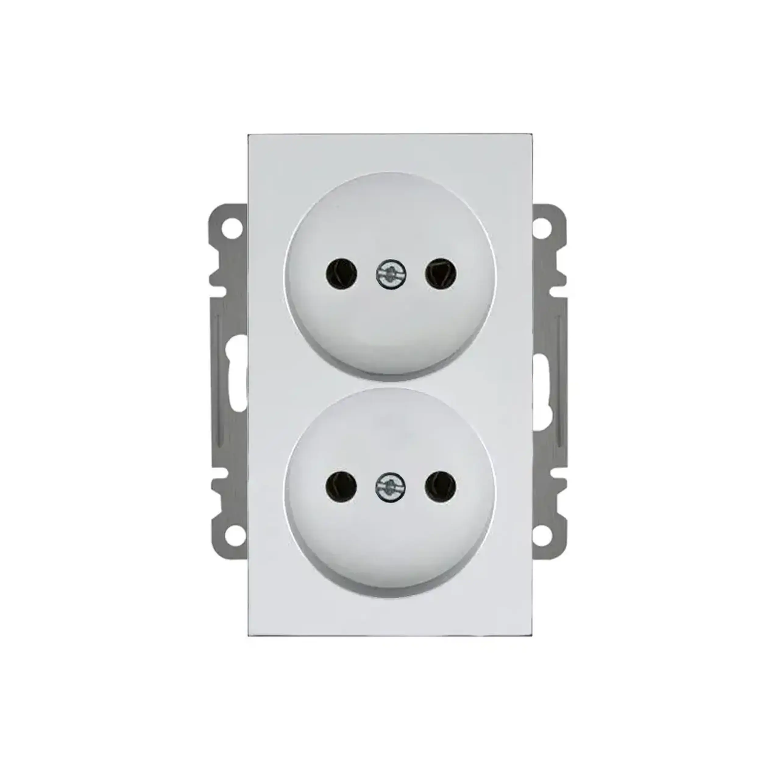 Priză dublă karea 16 A 220 - 240 V alb Makel - Alb 2P