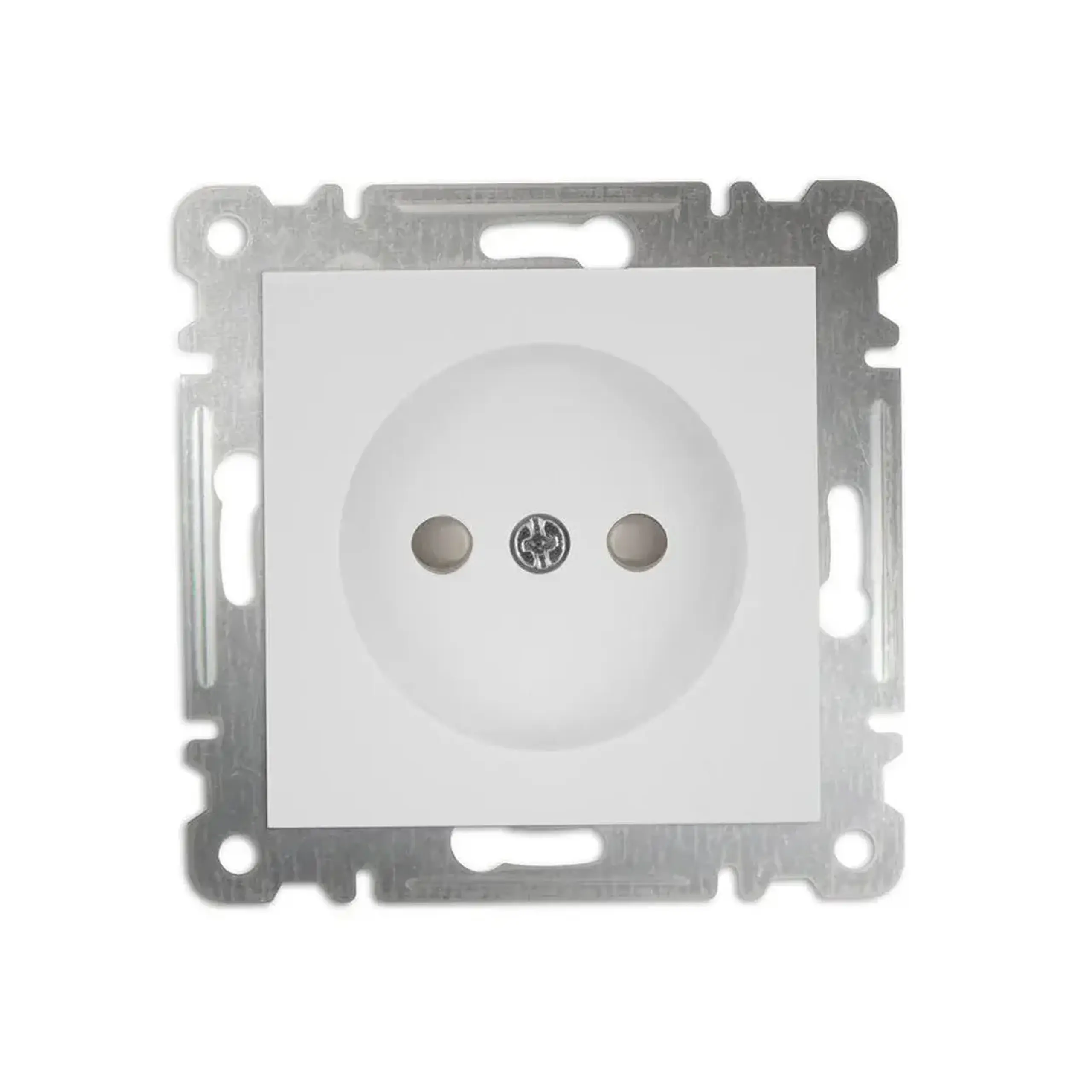Priză cu obturator karea 16 A 220 - 240 V alb Makel - Alb 2P