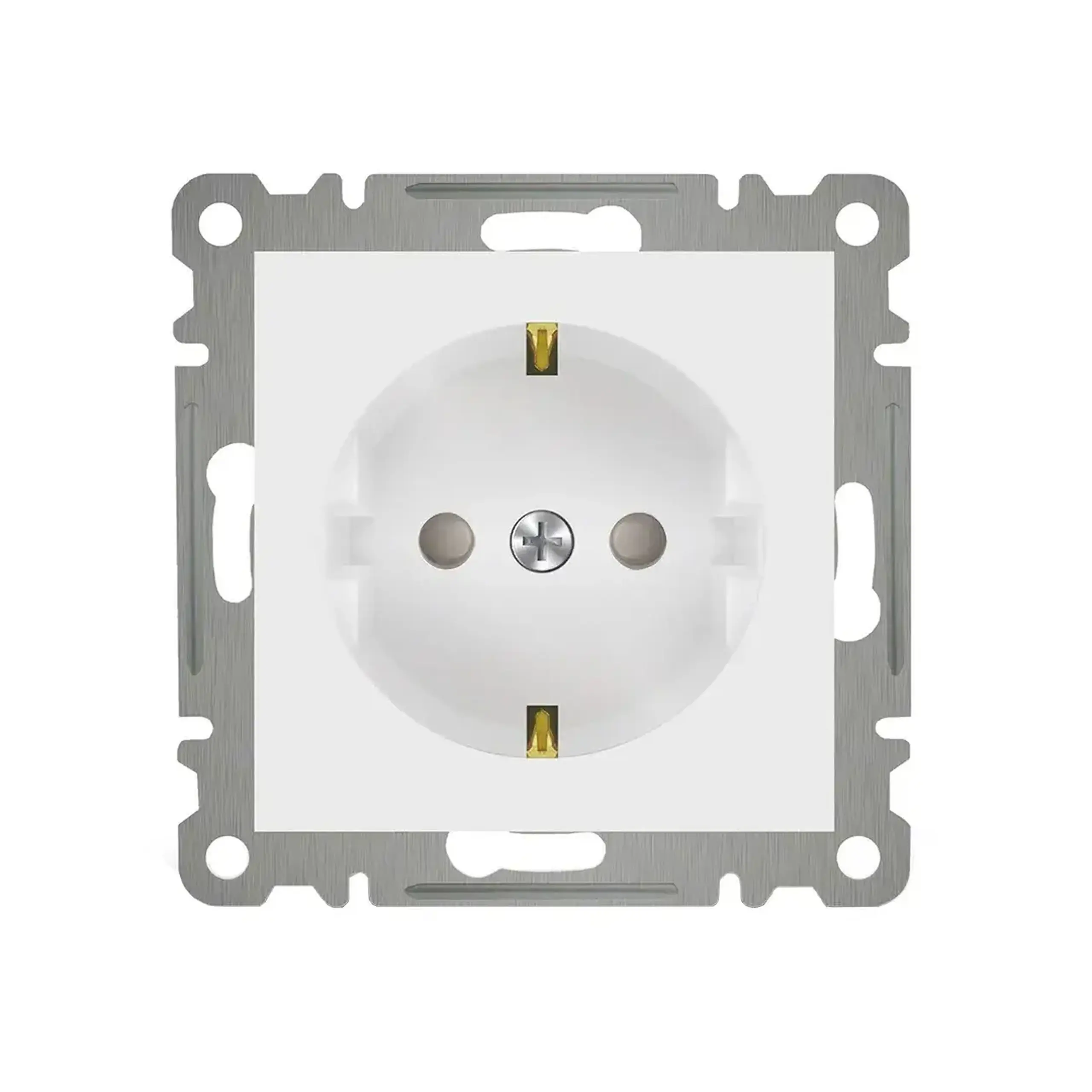 Priză cu obturator karea 16 A 220 - 240 V alb Makel - Alb 2P + E