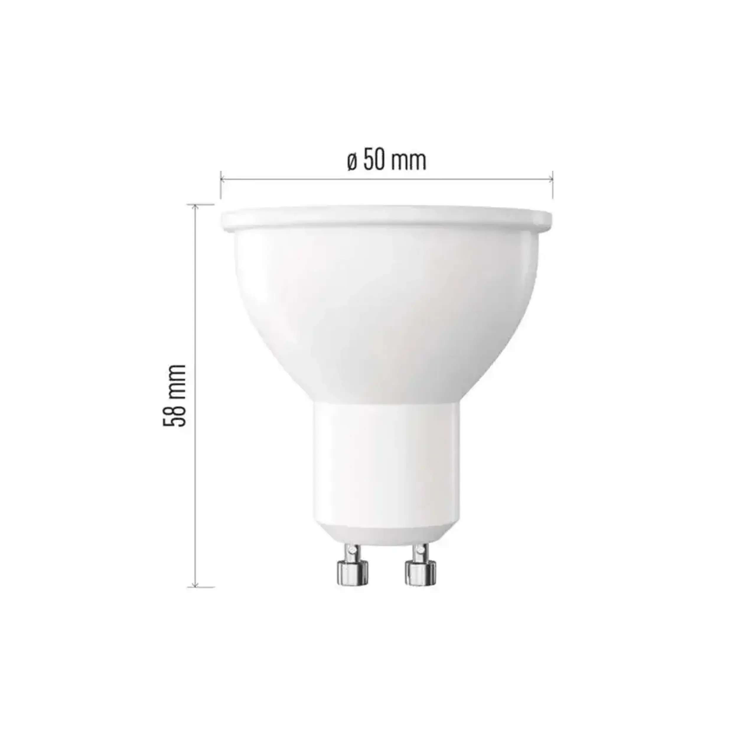 Bec LED 7 W GU10 4000 K 220 - 240 V EMOS