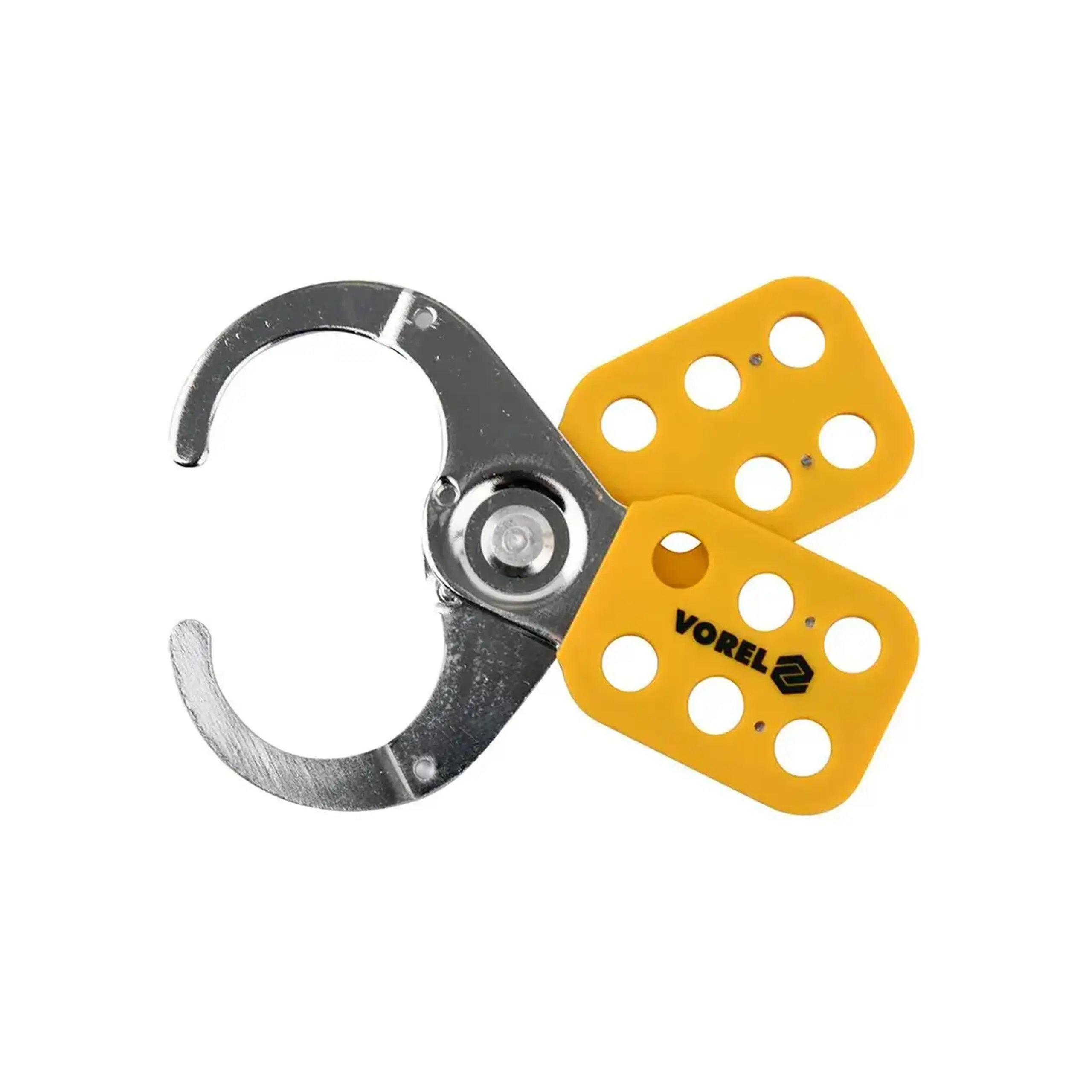Blocare de siguranță 6 lacăte 6 mm Vorel - Tip material Oțel/Plastic