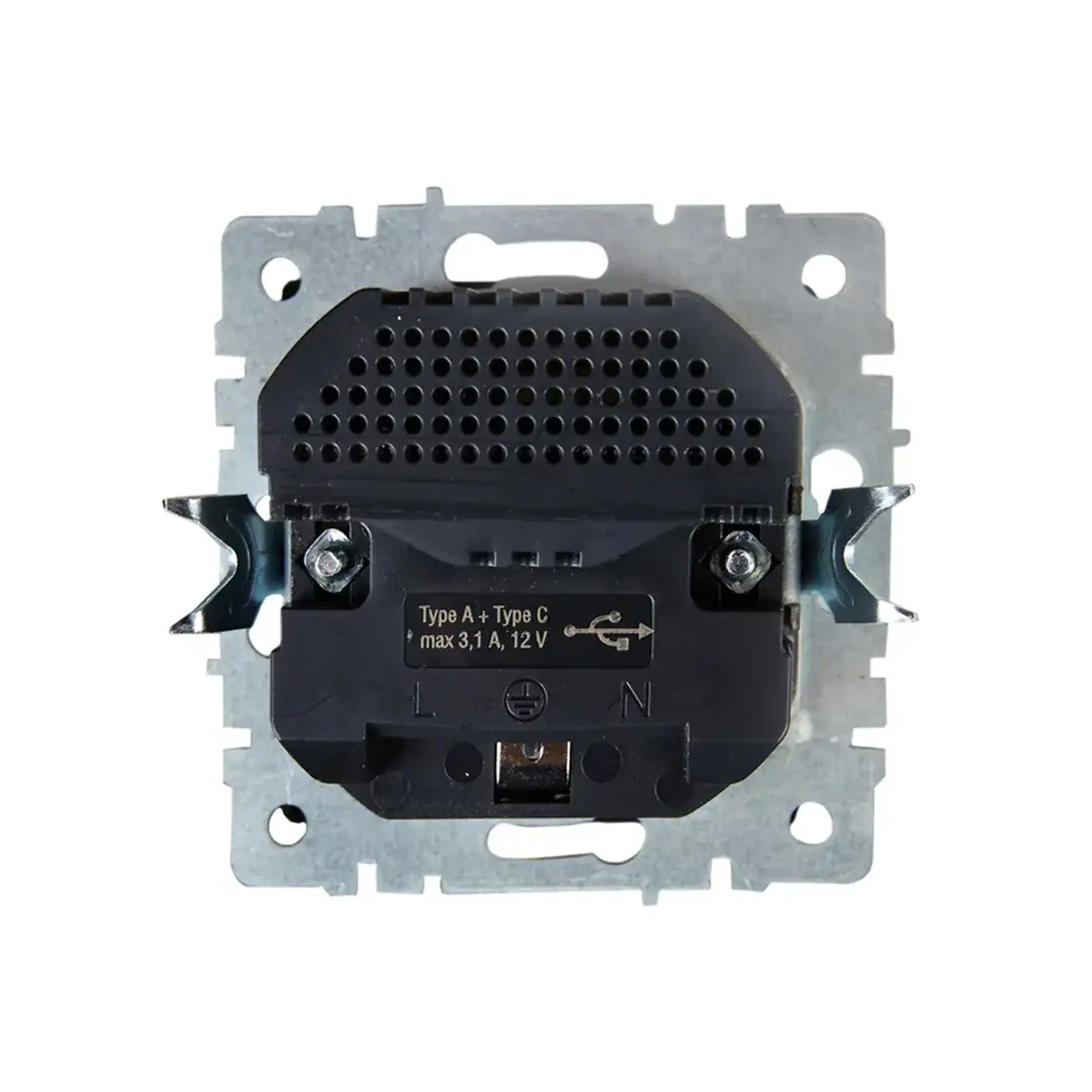 Priză cu USB BRITE 16 A 220 - 240 V Perlă IEK