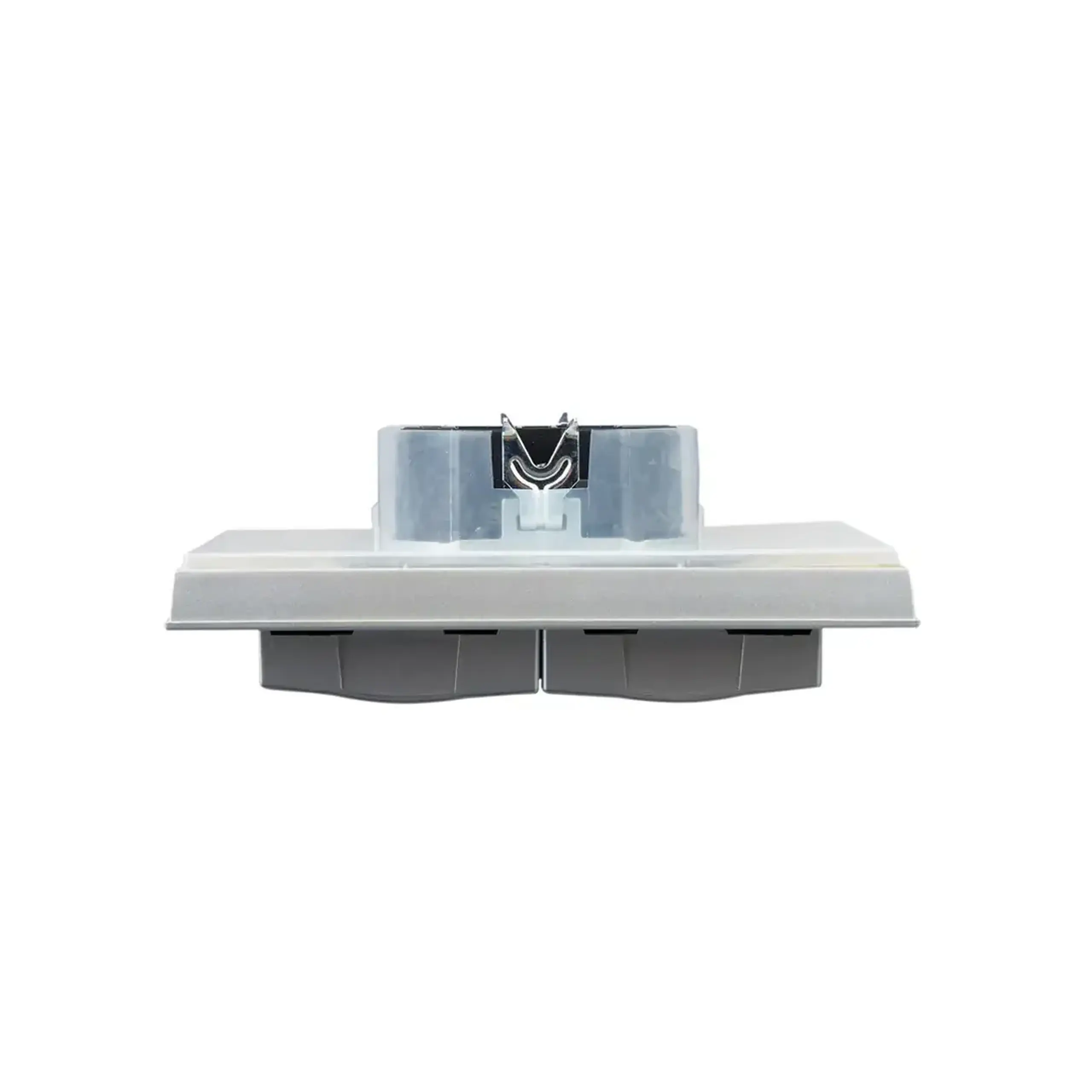 Priză dublă cu capac BRITE 16 A 220 - 240 V Aluminiu IEK
