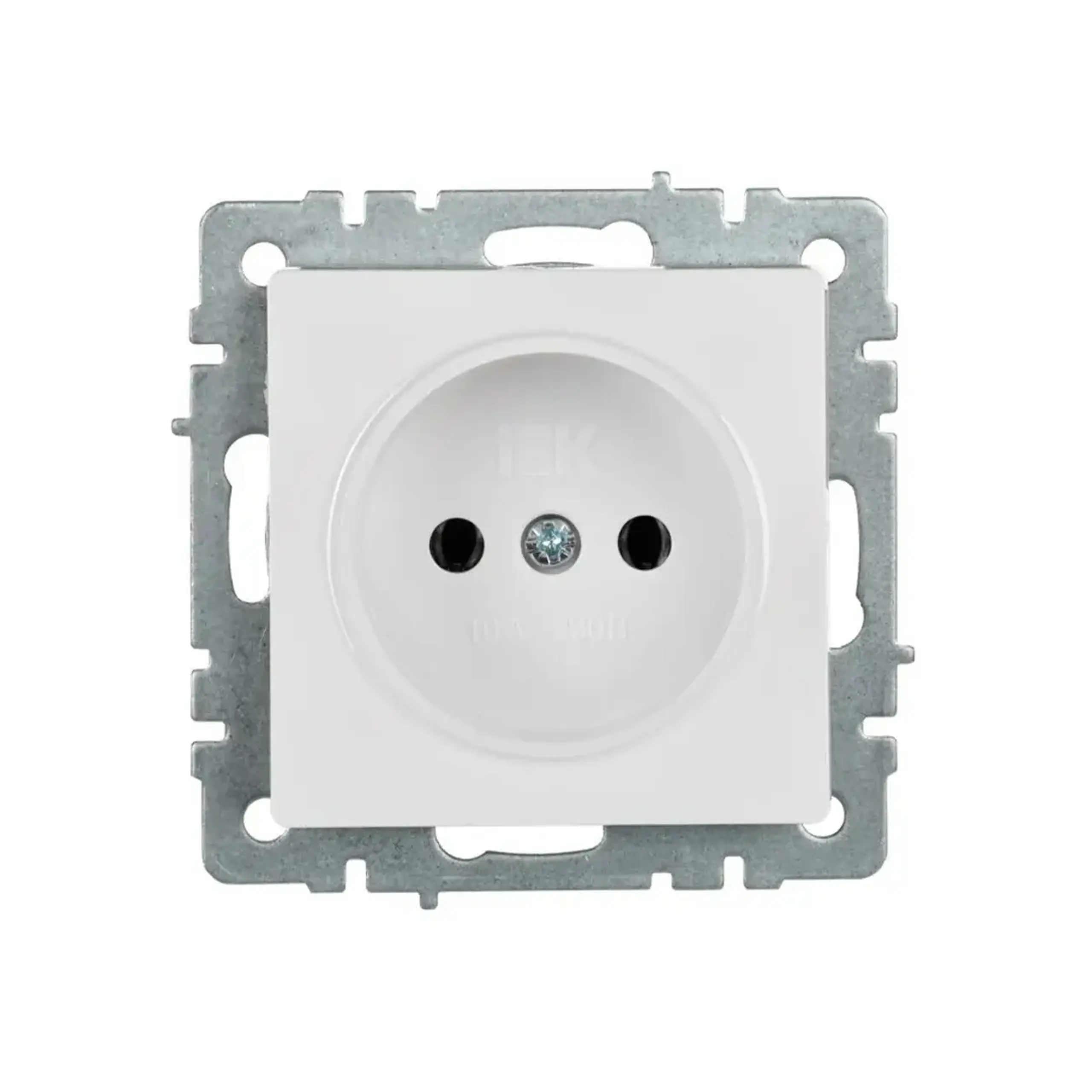 Priză BRITE 10 A 220 - 240 V Alb IEK