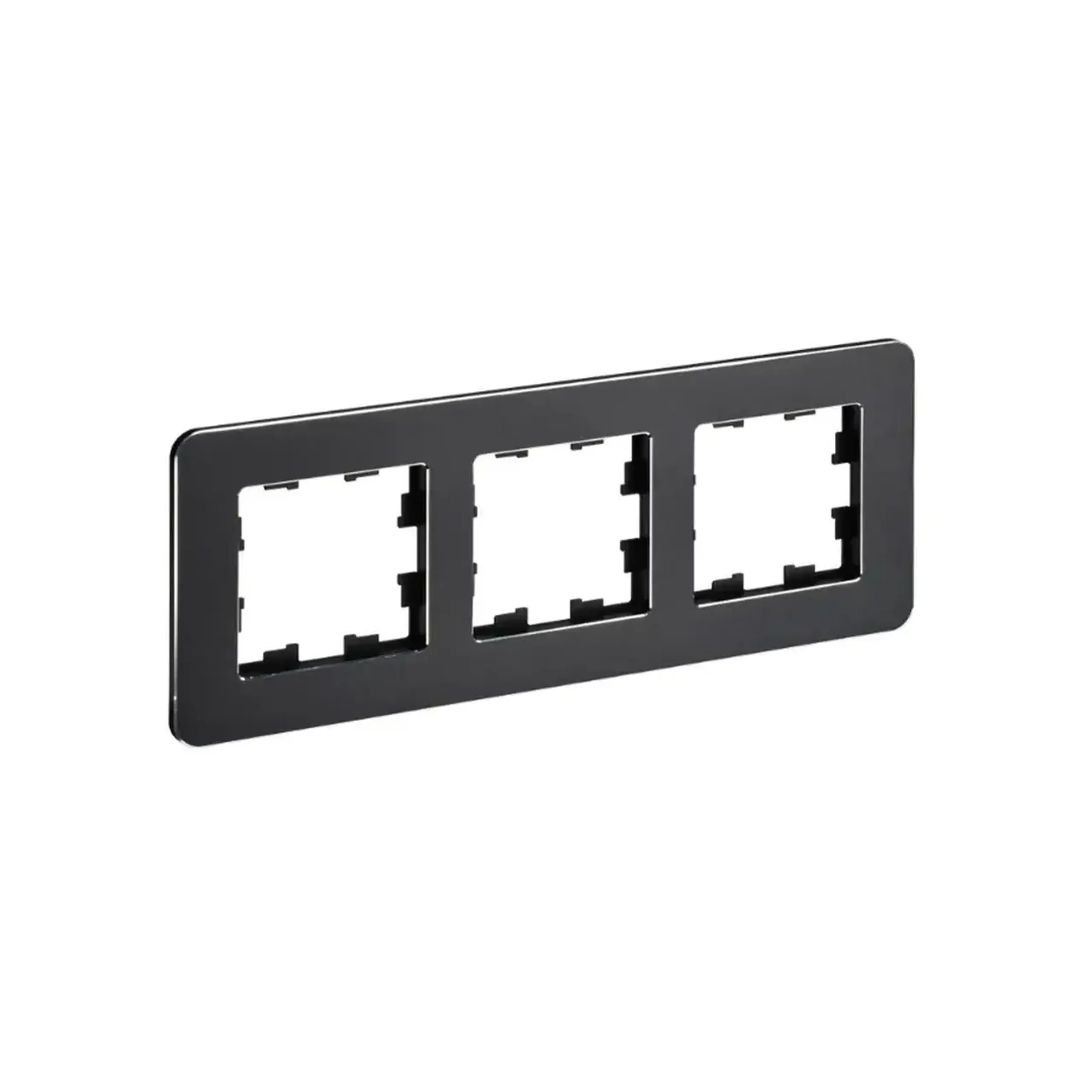 Ramă triplă BRITE Negru IEK - Tip material Metal