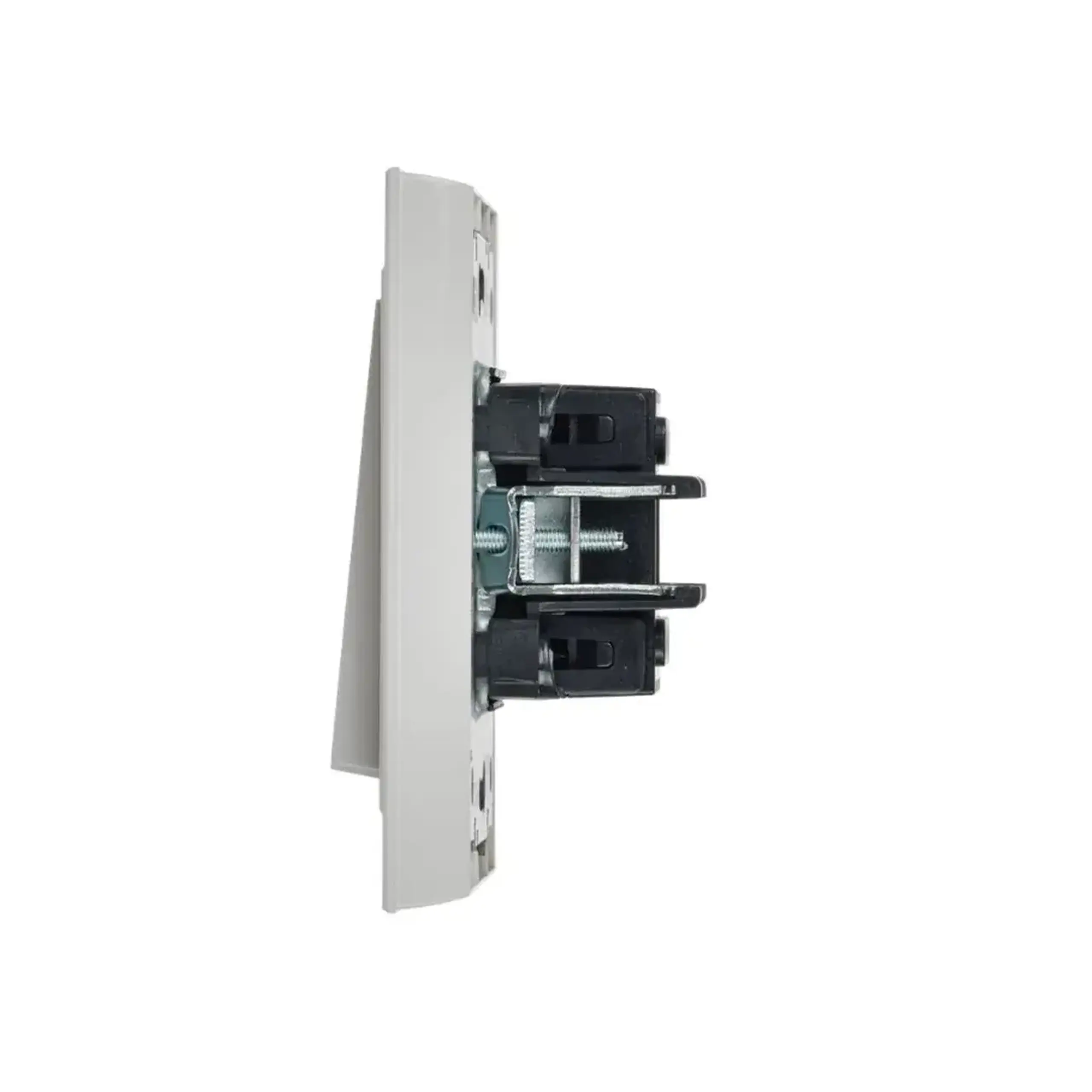 Întrerupător dublu BRITE 10 A 220 - 240 V Alb IEK