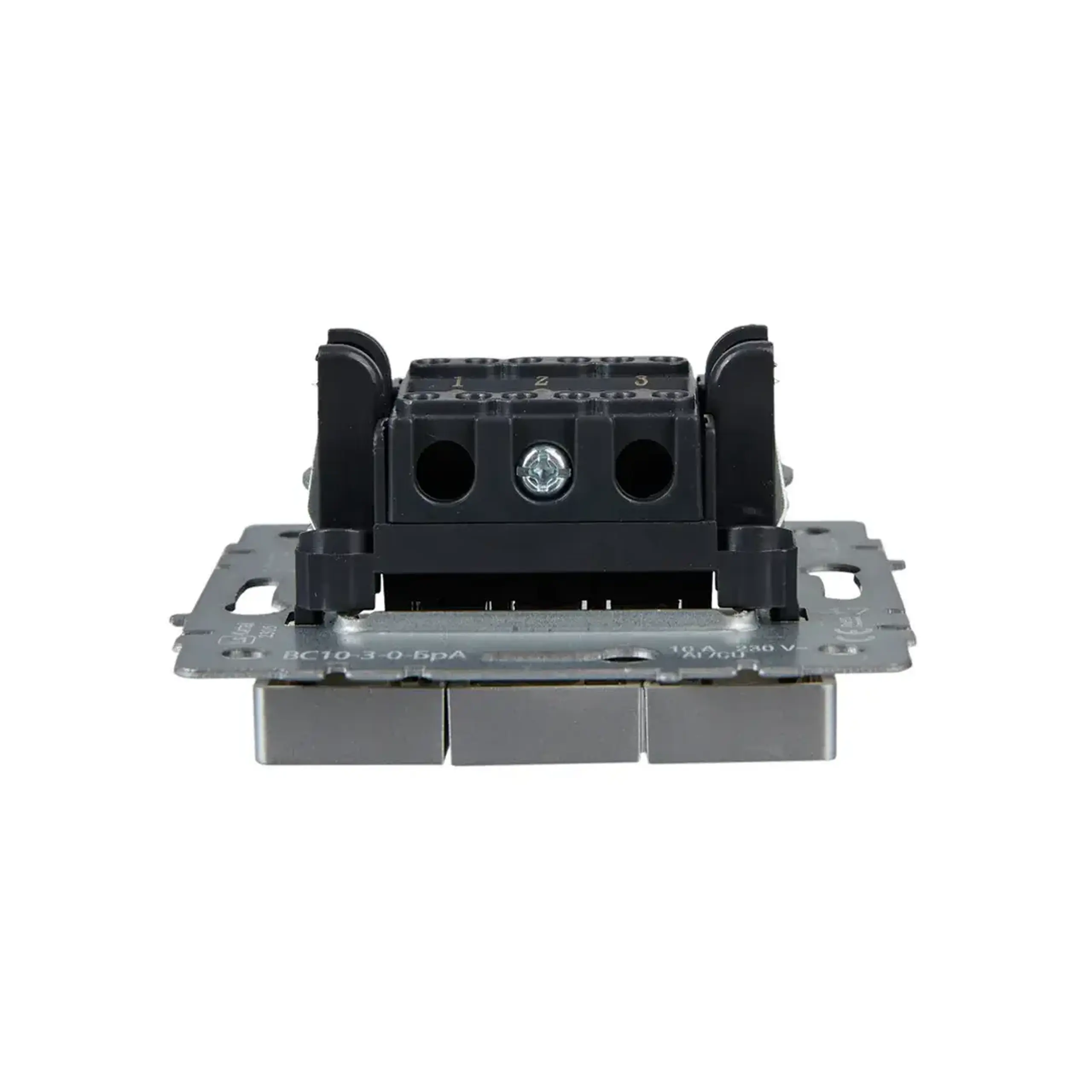 Întrerupător triplu BRITE 10 A 220 - 240 V Aluminiu IEK