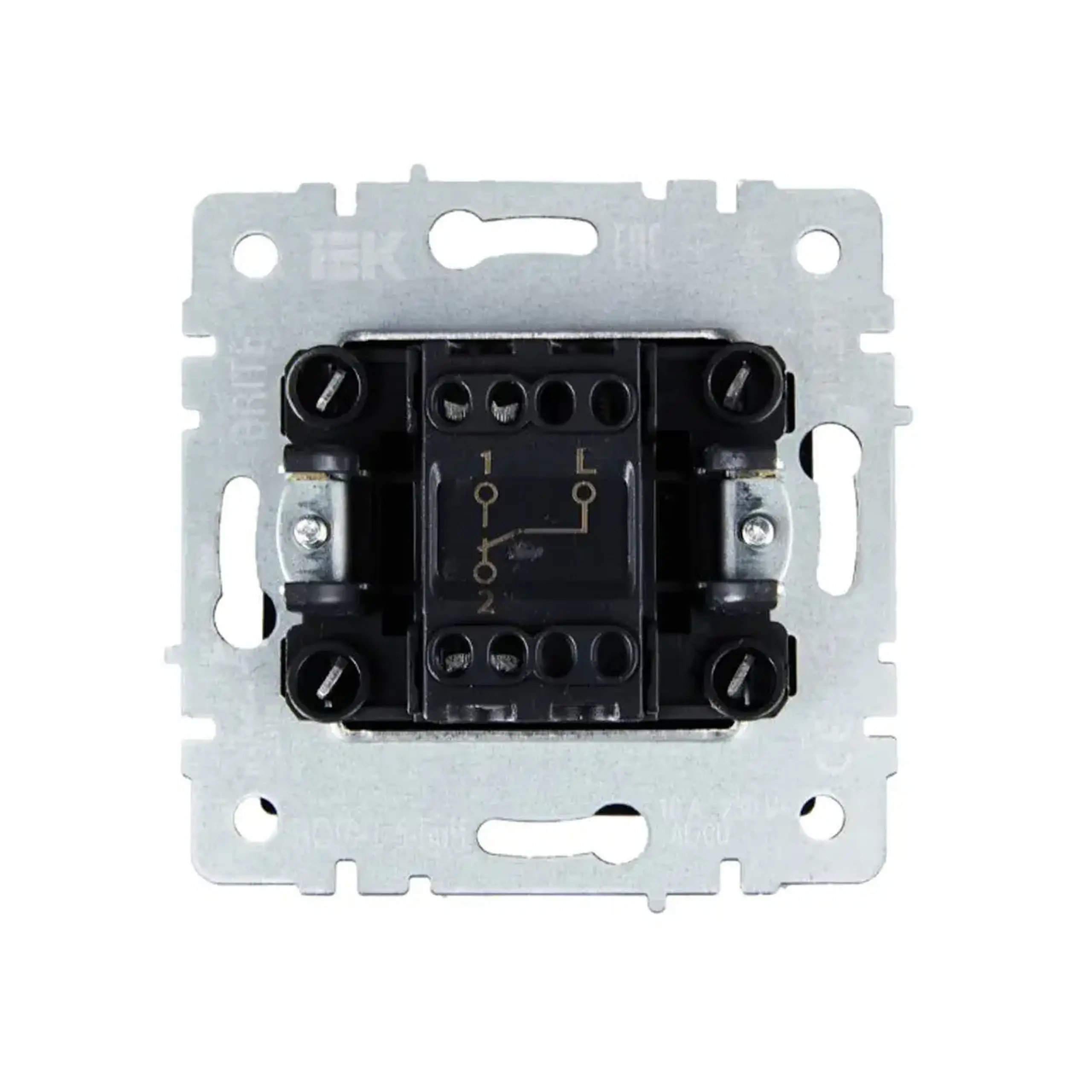 Întrerupător cap-scară BRITE 10 A 220 - 240 V Negru IEK