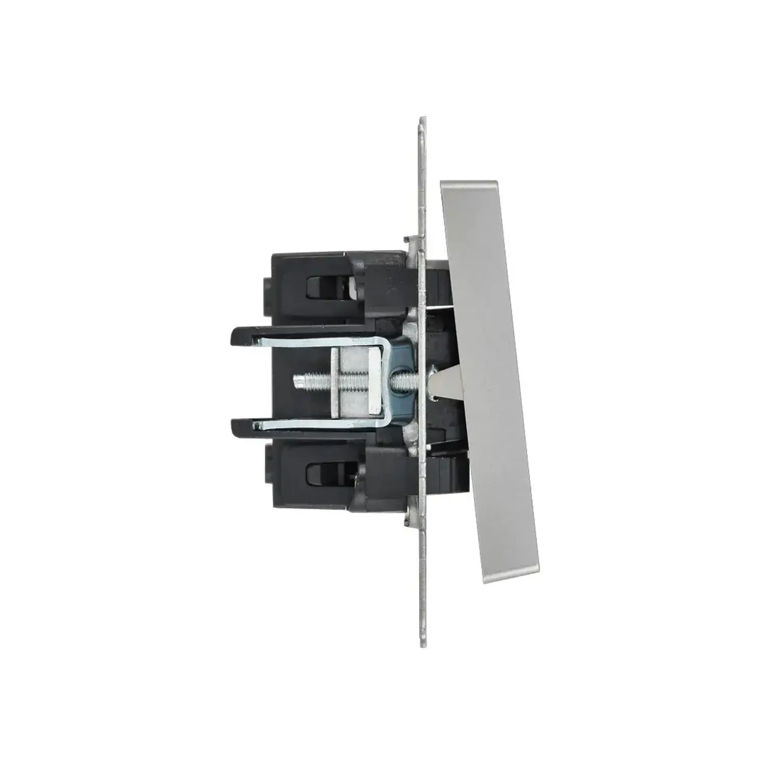 Întrerupător cu indicator BRITE 10 A 220 - 240 V Aluminiu IEK