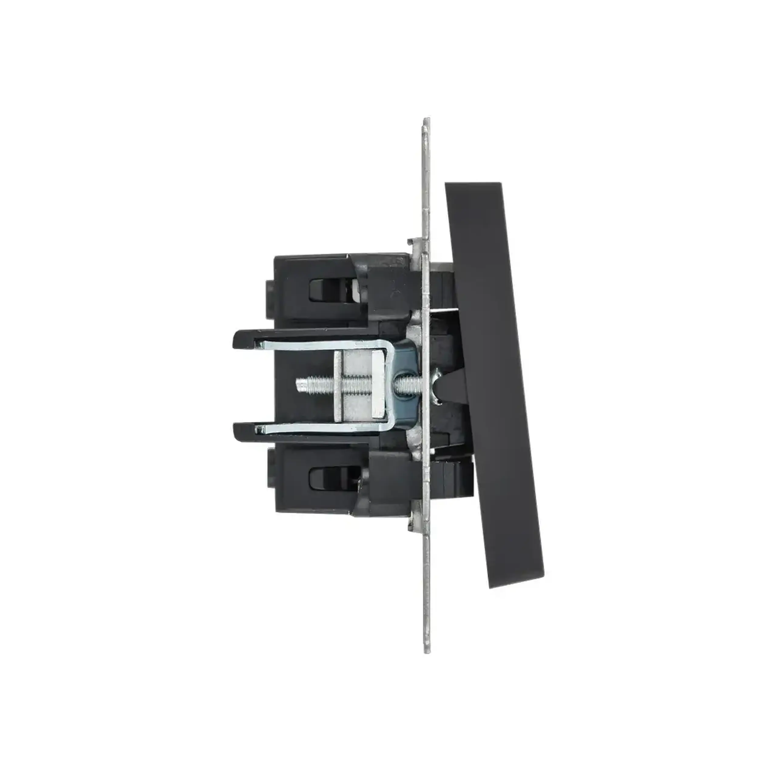 Întrerupător cu indicator BRITE 10 A 220 - 240 V Alb IEK - Culoare Grafit