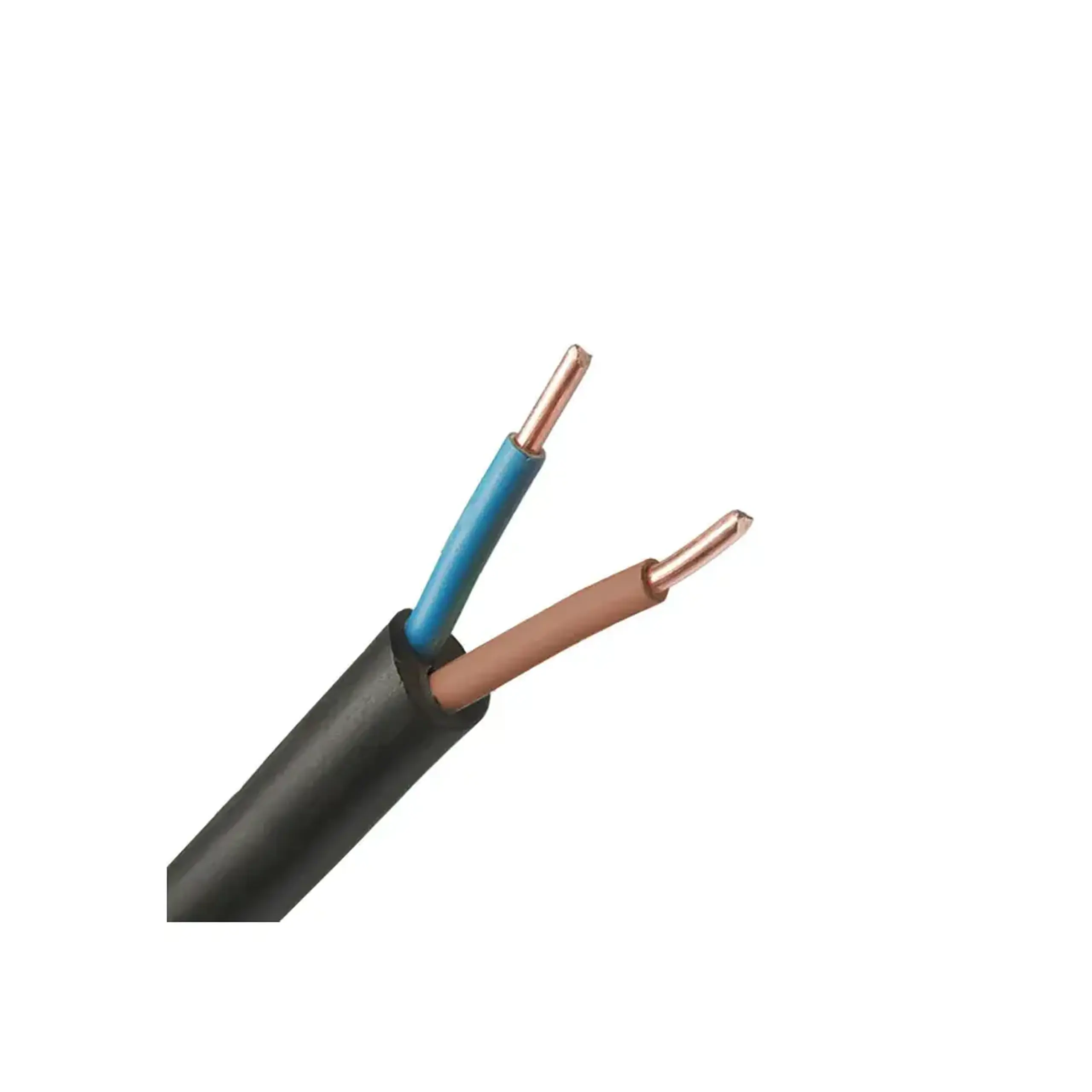 Cablu VVGng LS 2 * 6 mm² Negru Cupru