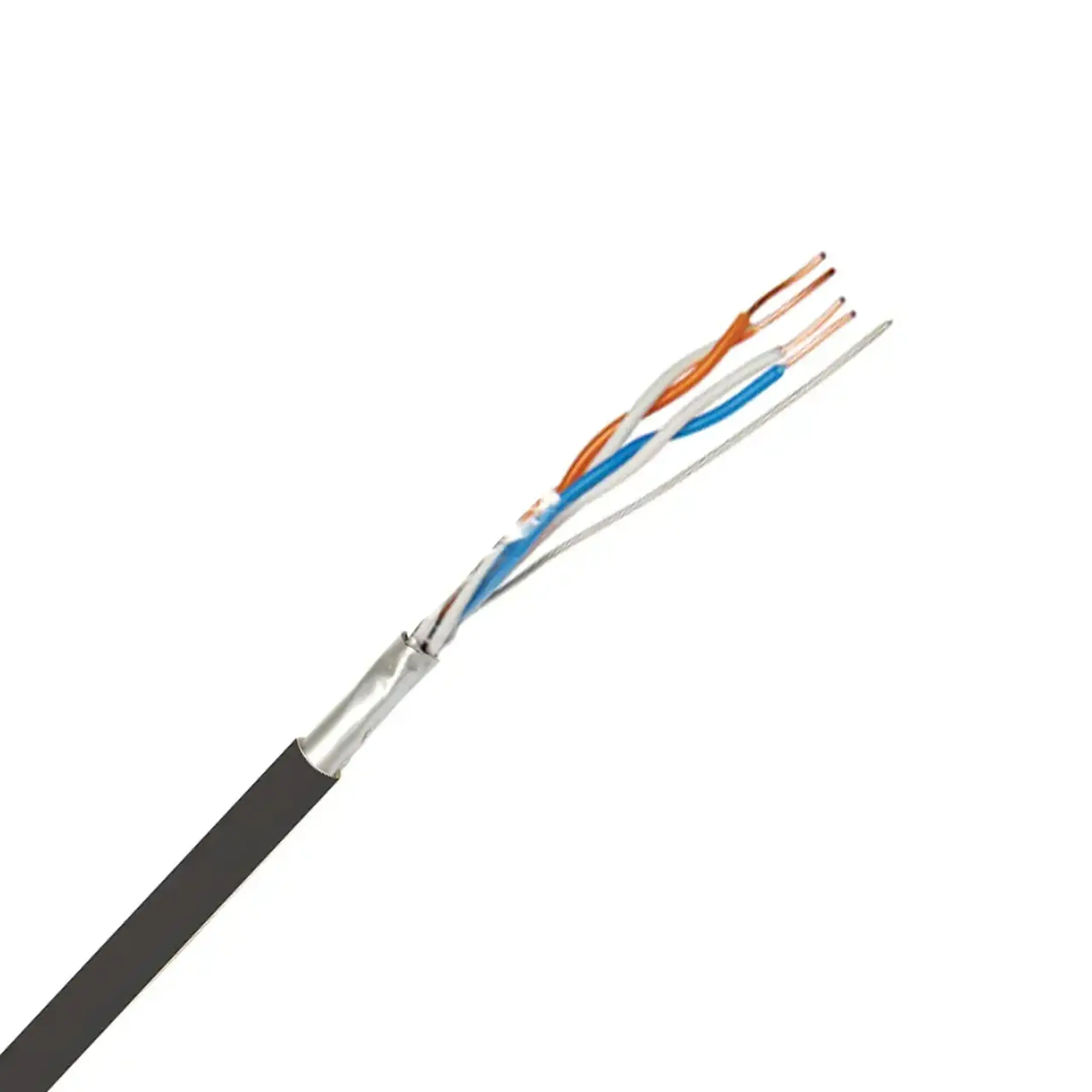 Cablu de date SL200 F/UTP2 4 * 0.25 mm² Negru Cupru RECBER