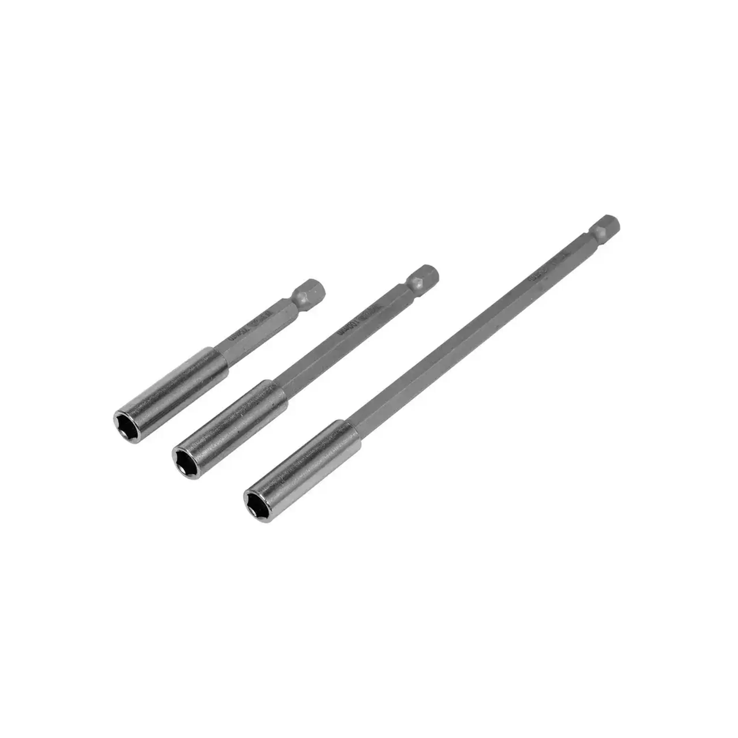 Set adaptoare pentru biți hexagonal 3 buc. 1/4" (6.3 mm) 75/100/150 mm Yato