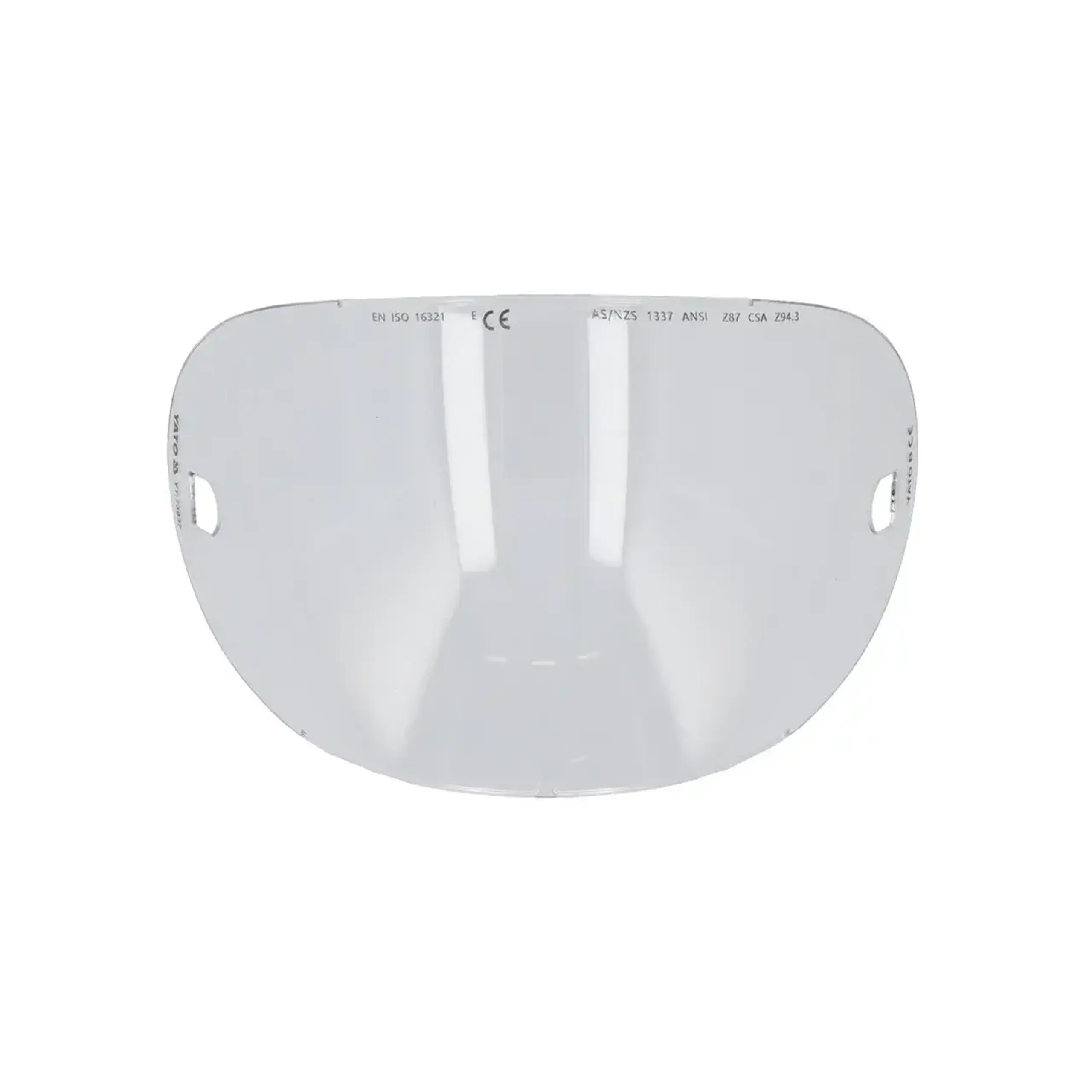 Vizor de protecție 270 x 125 mm Yato - Dimensiuni (L x W x H x Ø) 270 x 140 mm