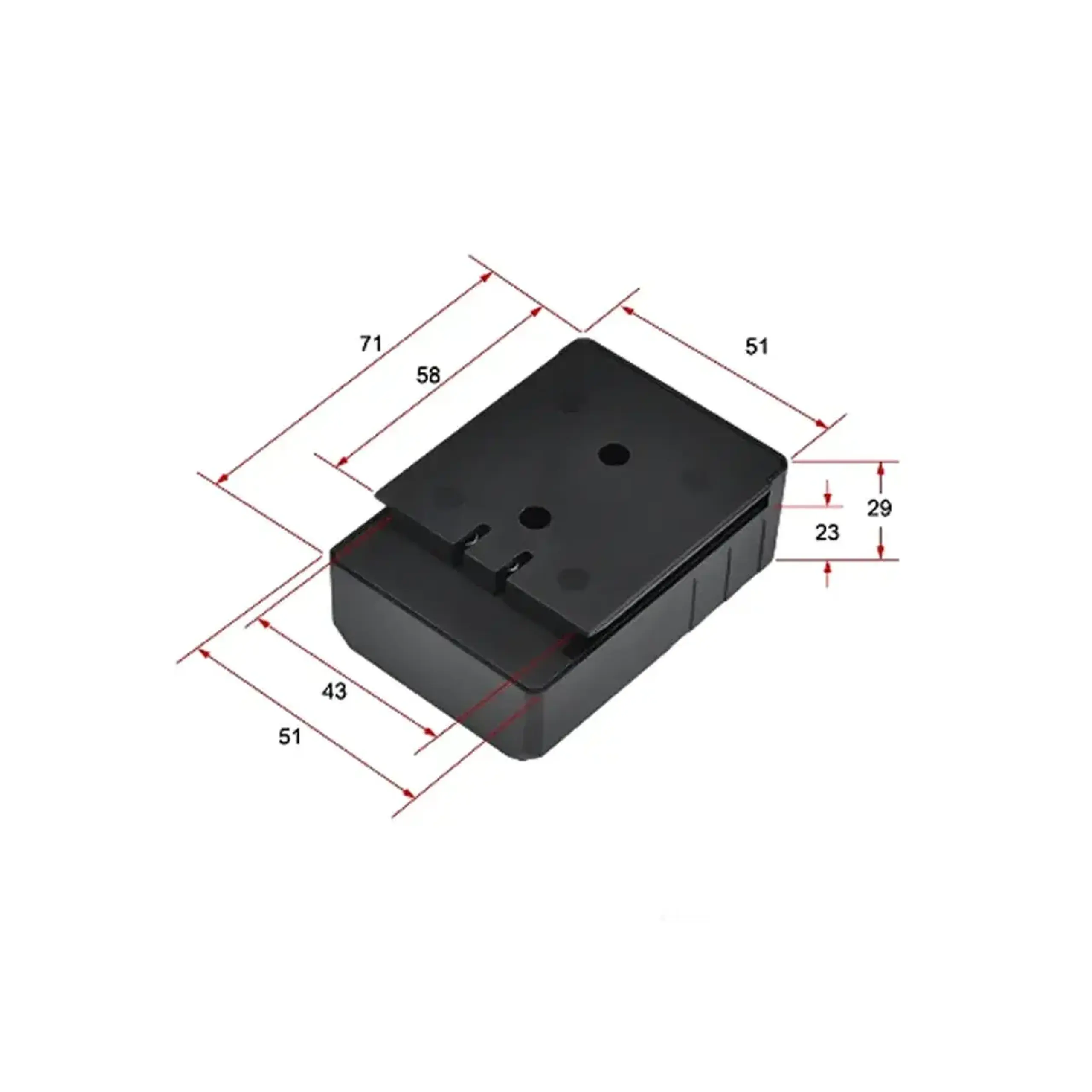 Acumulator 2400 mAh (Li-Ion) 3.7 V Yato - Destinație pentru nivela laser YT30415