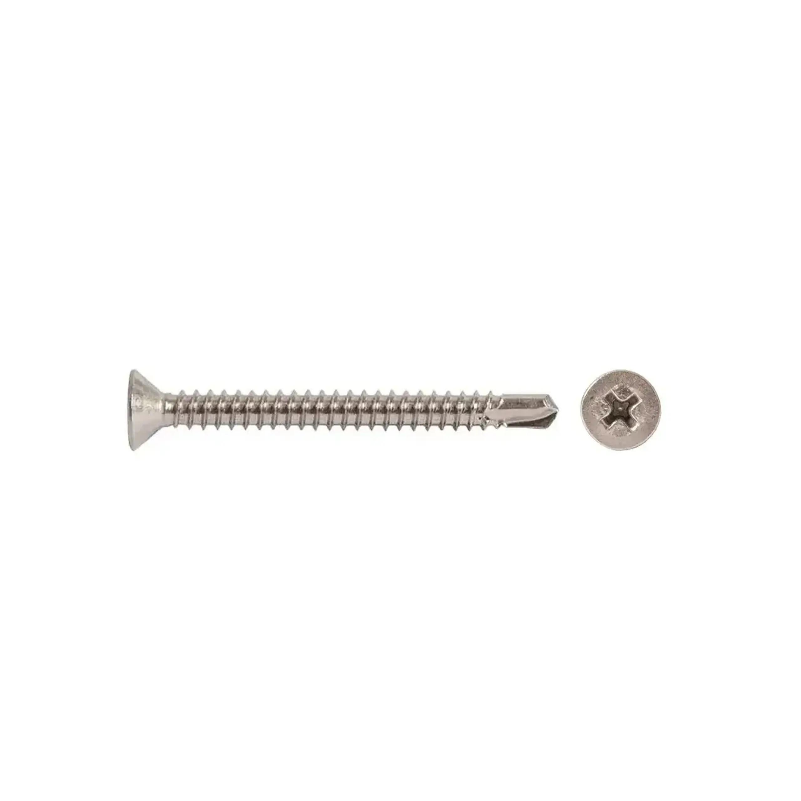 Șurub autoforant cu cap înecat 3.9 * 19 mm 15 buc. PROFMET - Lungime 32 mm