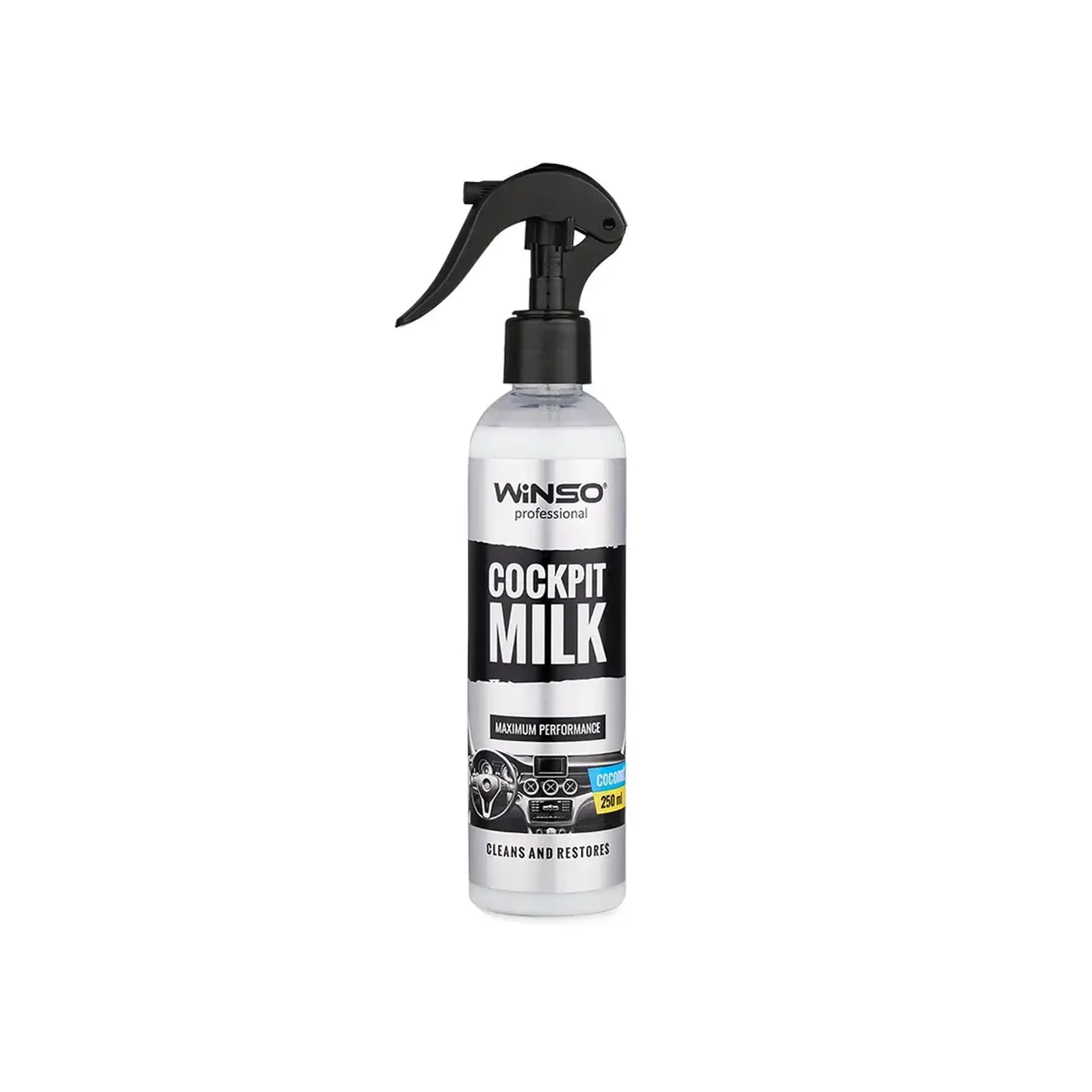 Soluție pentru lustruire plastic Coconut 250 ml WINSO
