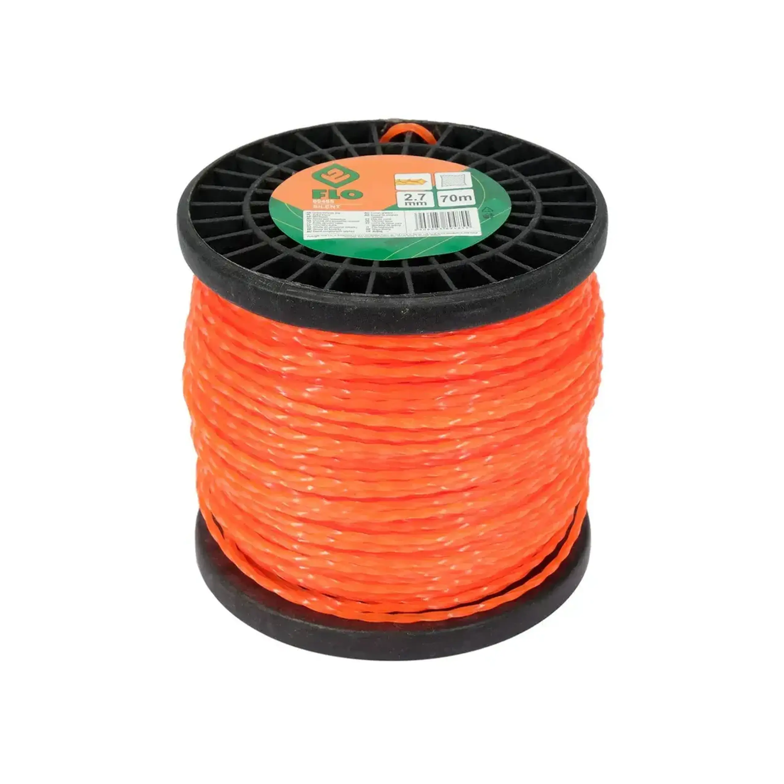 Fir pentru trimmer SILENT 2.7 mm x 15 m Răsucit Flo - Dimensiuni (L x W x H x Ø) 2.7 mm x 70 m