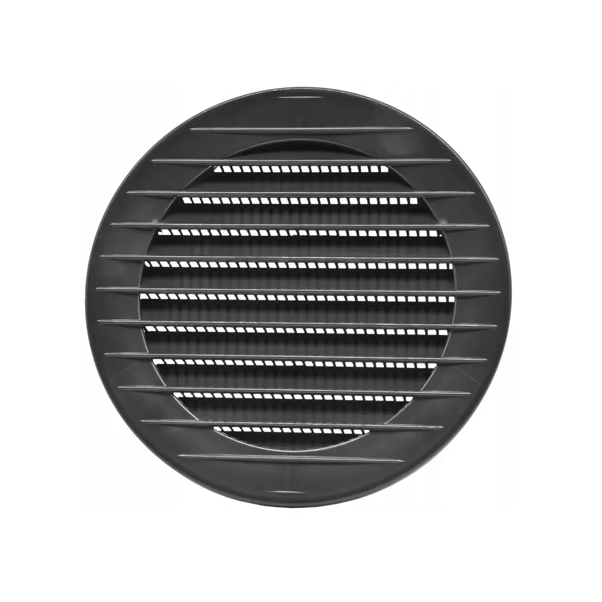 Grilă de ventilare Plastic Grafit Virone - Dimensiunea de prindere 120 mm