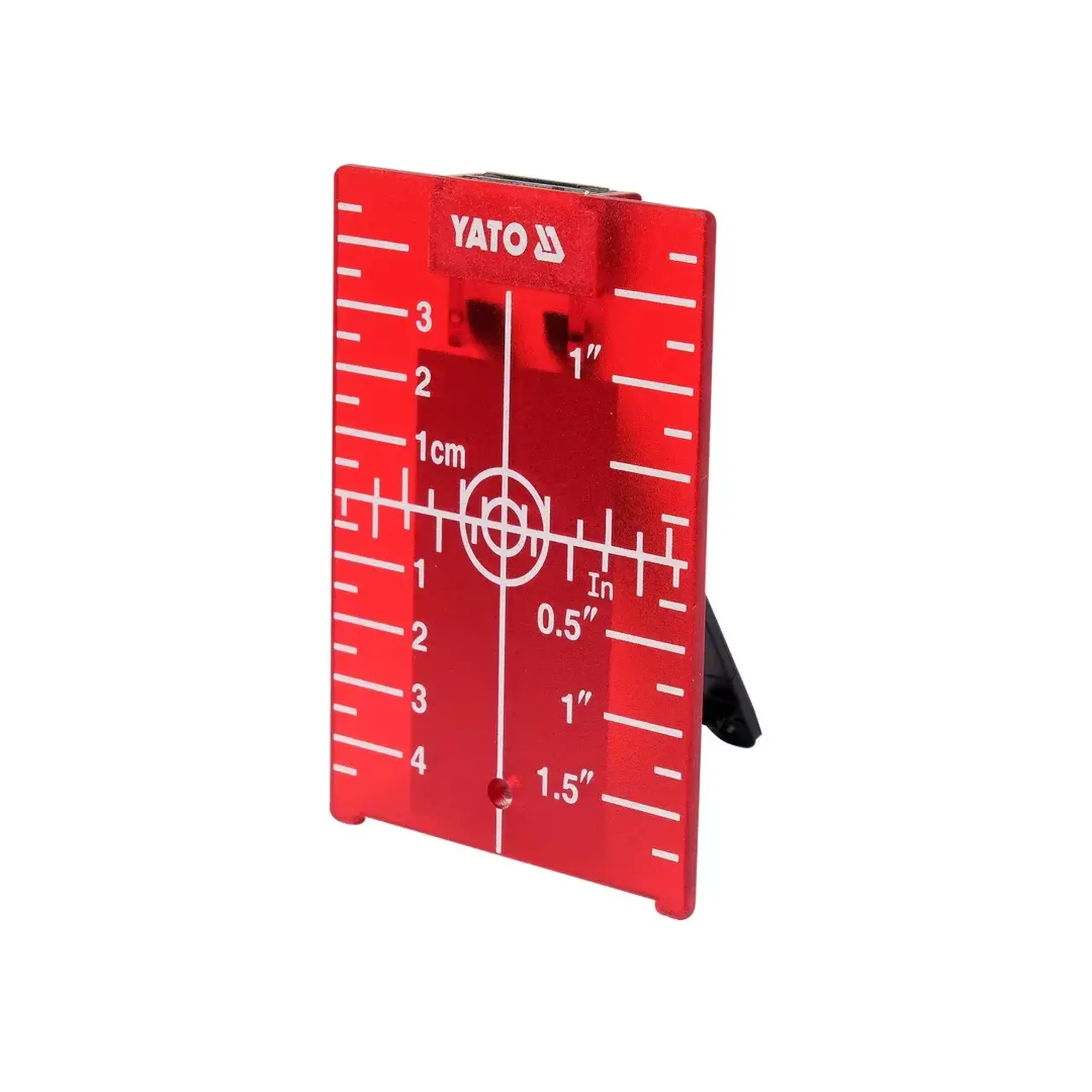 Placă țintă cu magnet pentru laser roșu 75 x 105 x 3.2 mm Yato