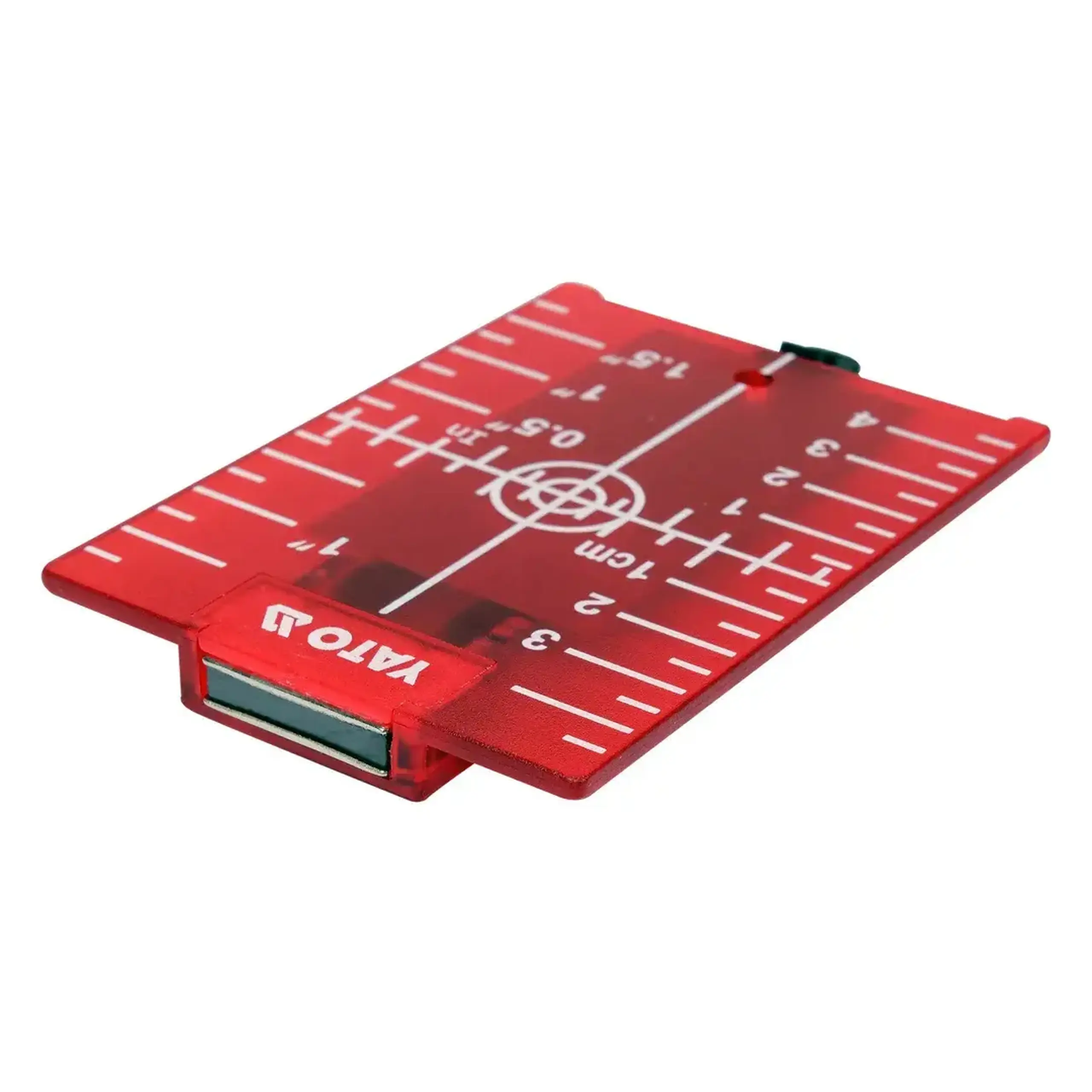 Placă țintă cu magnet pentru laser roșu 75 x 105 x 3.2 mm Yato