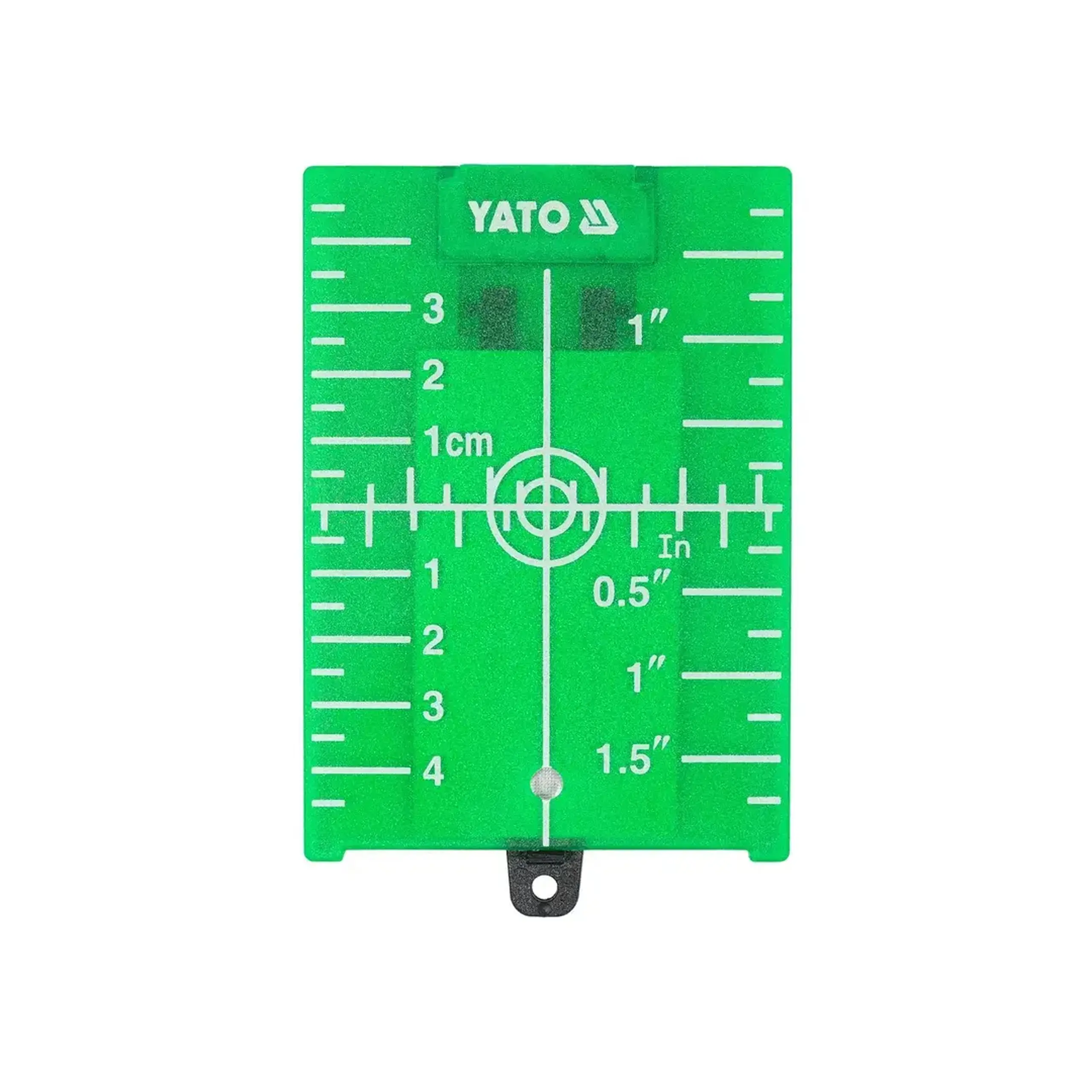 Placă țintă cu magnet pentru laser verde 75 x 105 x 3.2 mm Yato