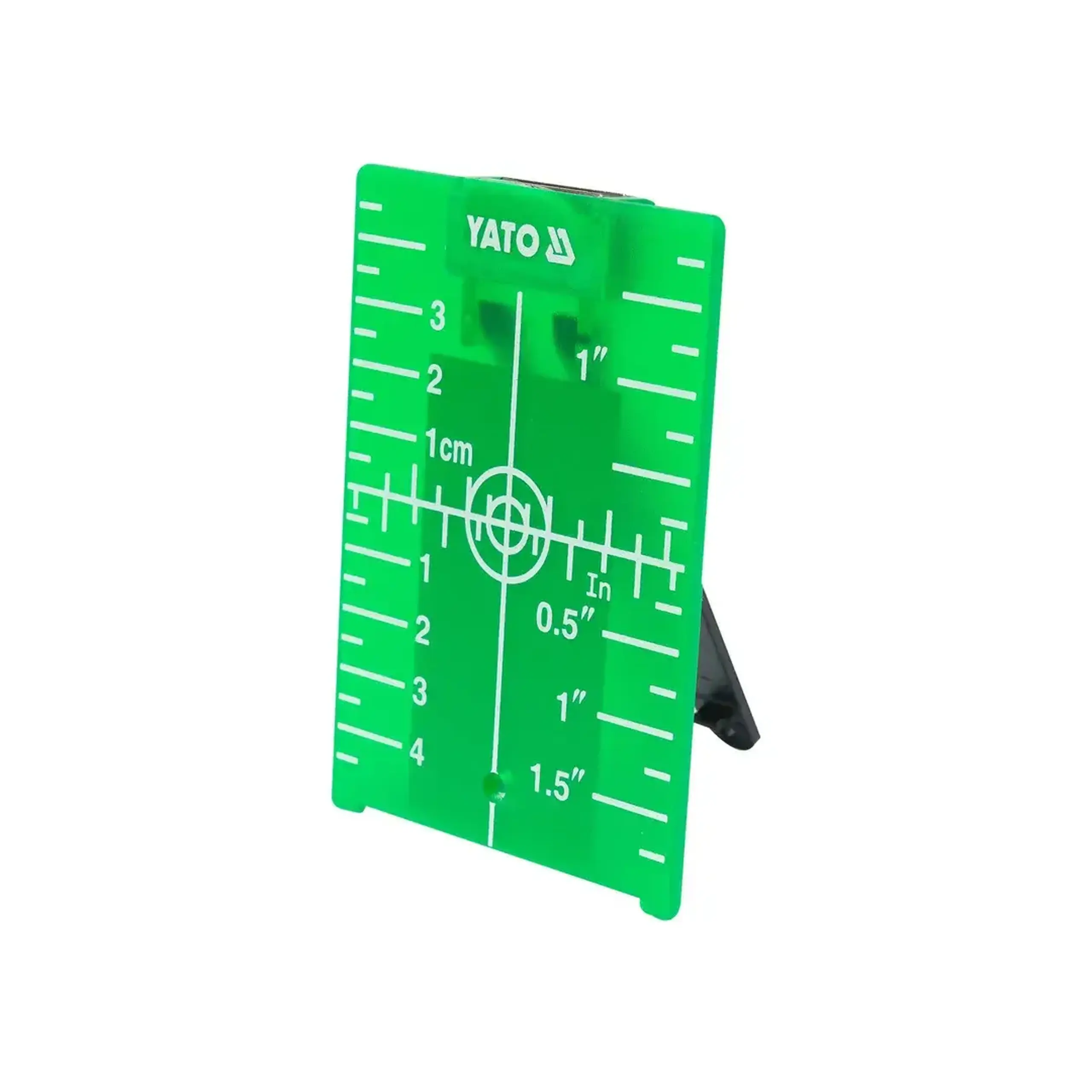 Placă țintă cu magnet pentru laser verde 75 x 105 x 3.2 mm Yato