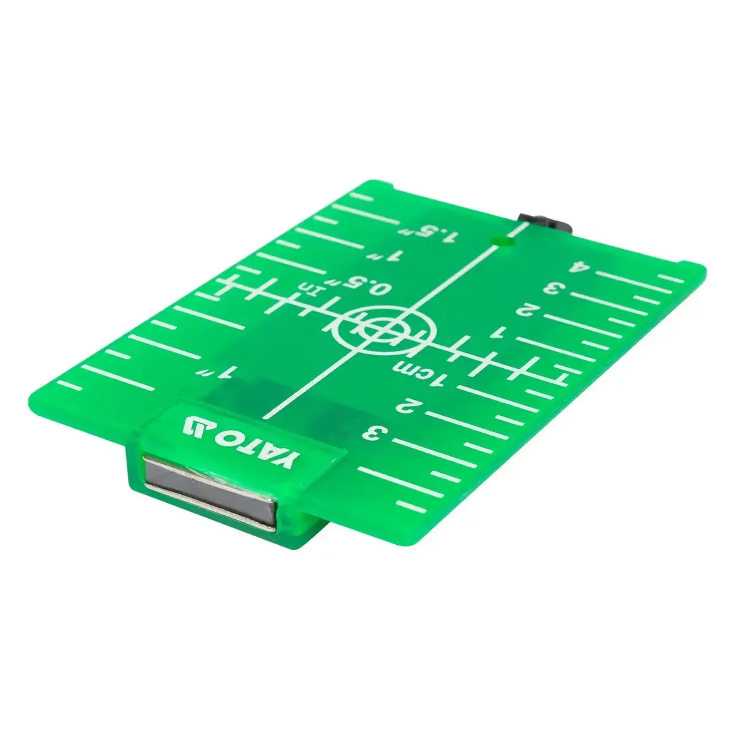 Placă țintă cu magnet pentru laser verde 75 x 105 x 3.2 mm Yato