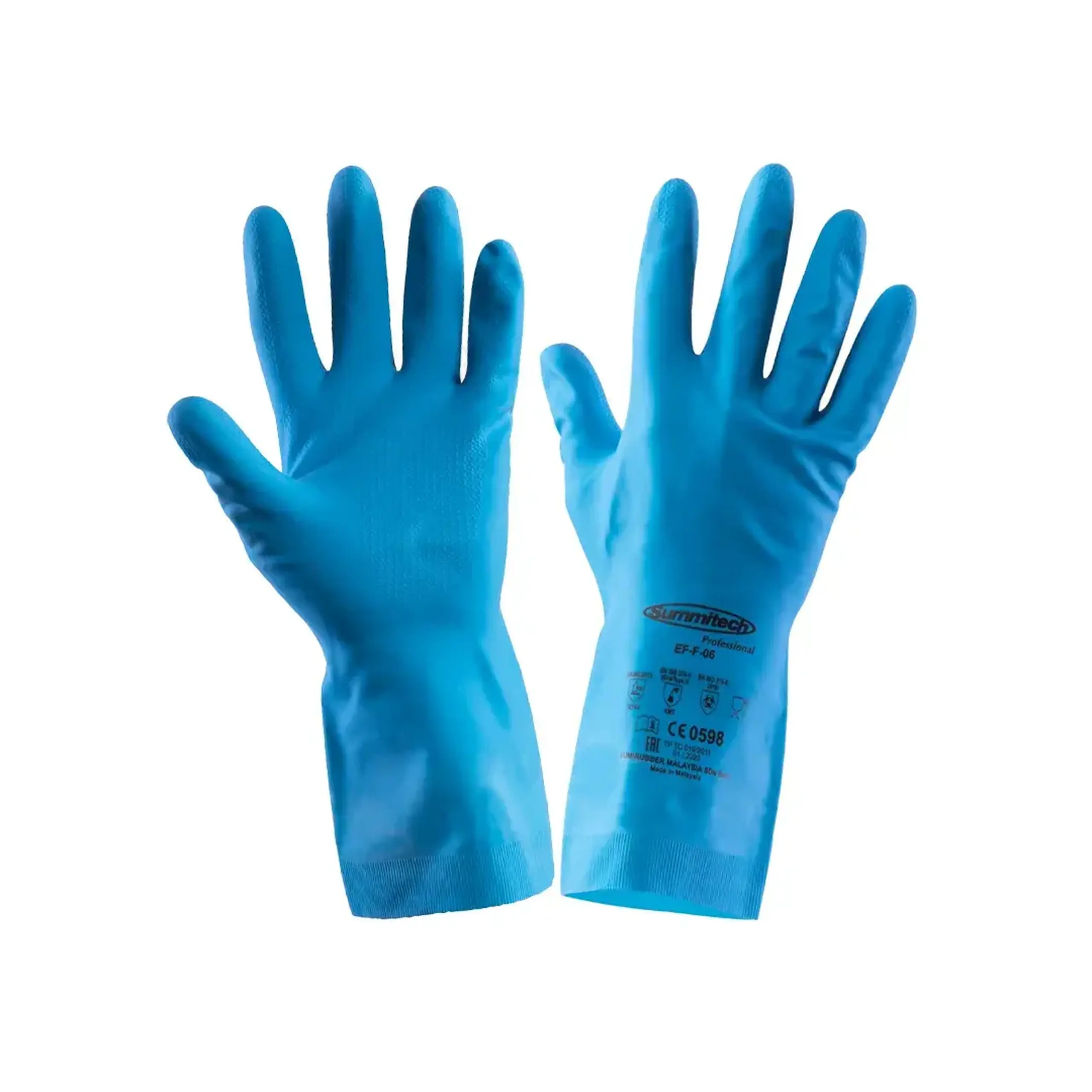 Mănuși din latex SUMMITECH 9.5 Albastru POLSTAR
