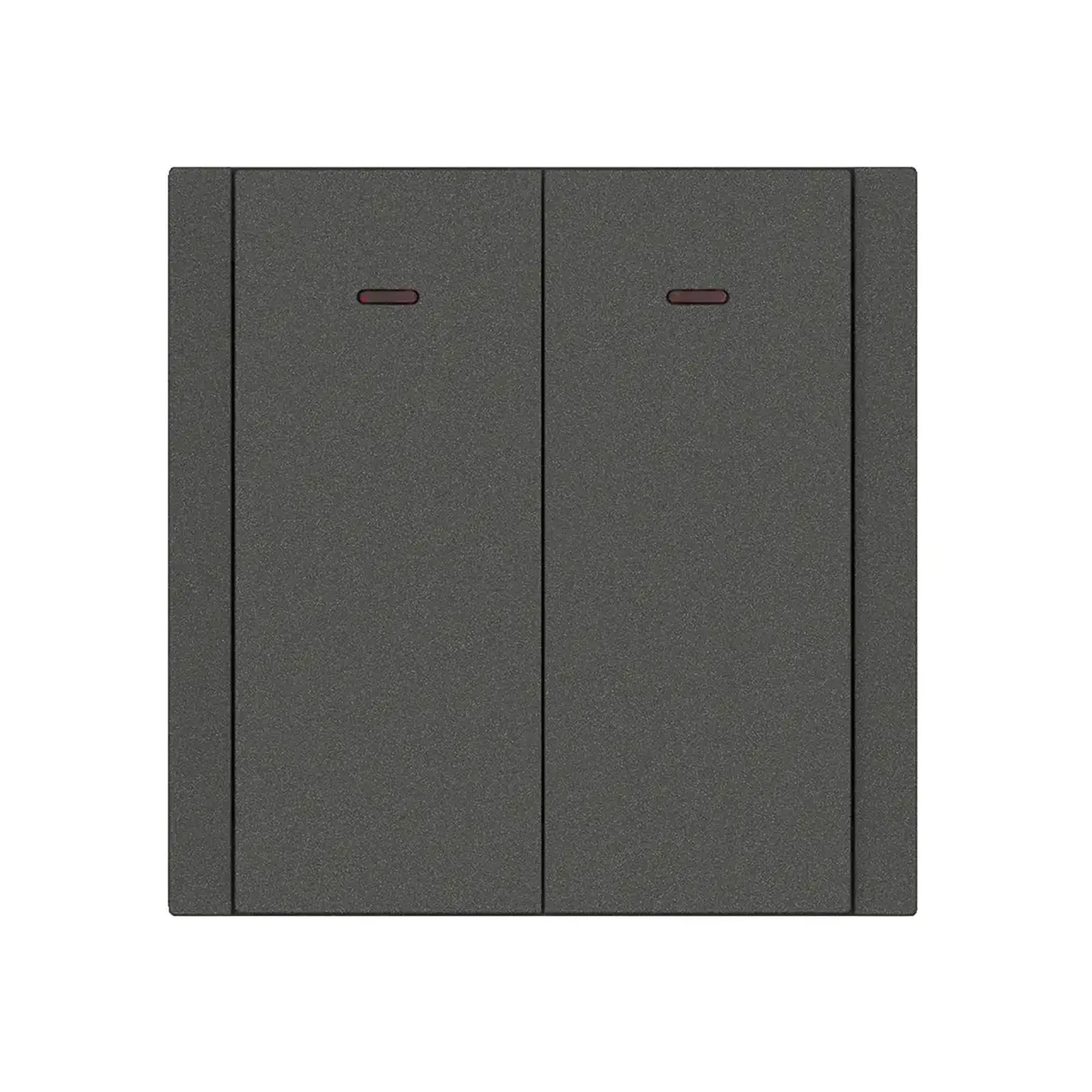 Întrerupător dublu cu indicator REMI 10 A 220 - 240 V Alb Elmos - Culoare Antracit