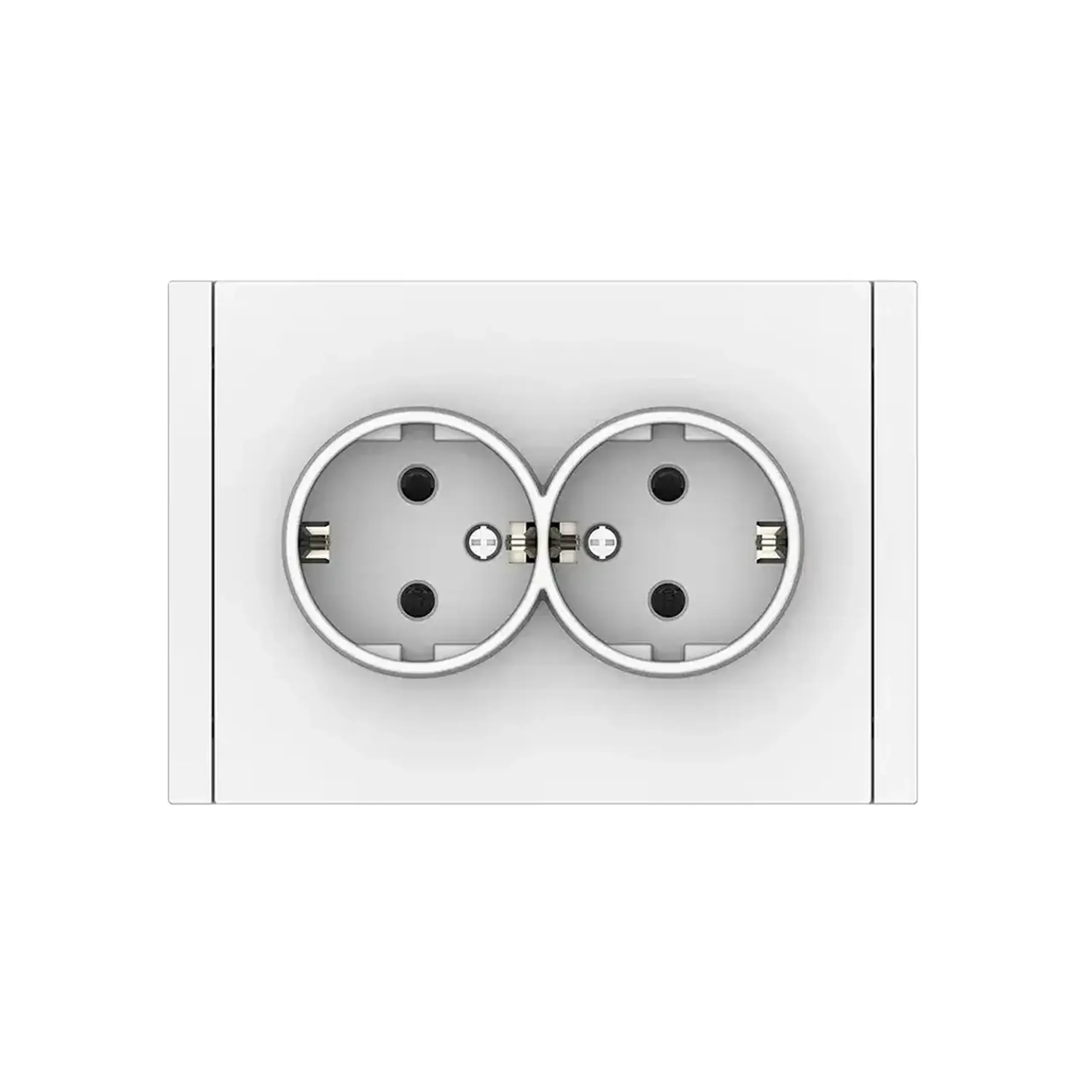 Priză dublă euro REMI 16 A 220 - 240 V alb Elmos - Culoare Alb