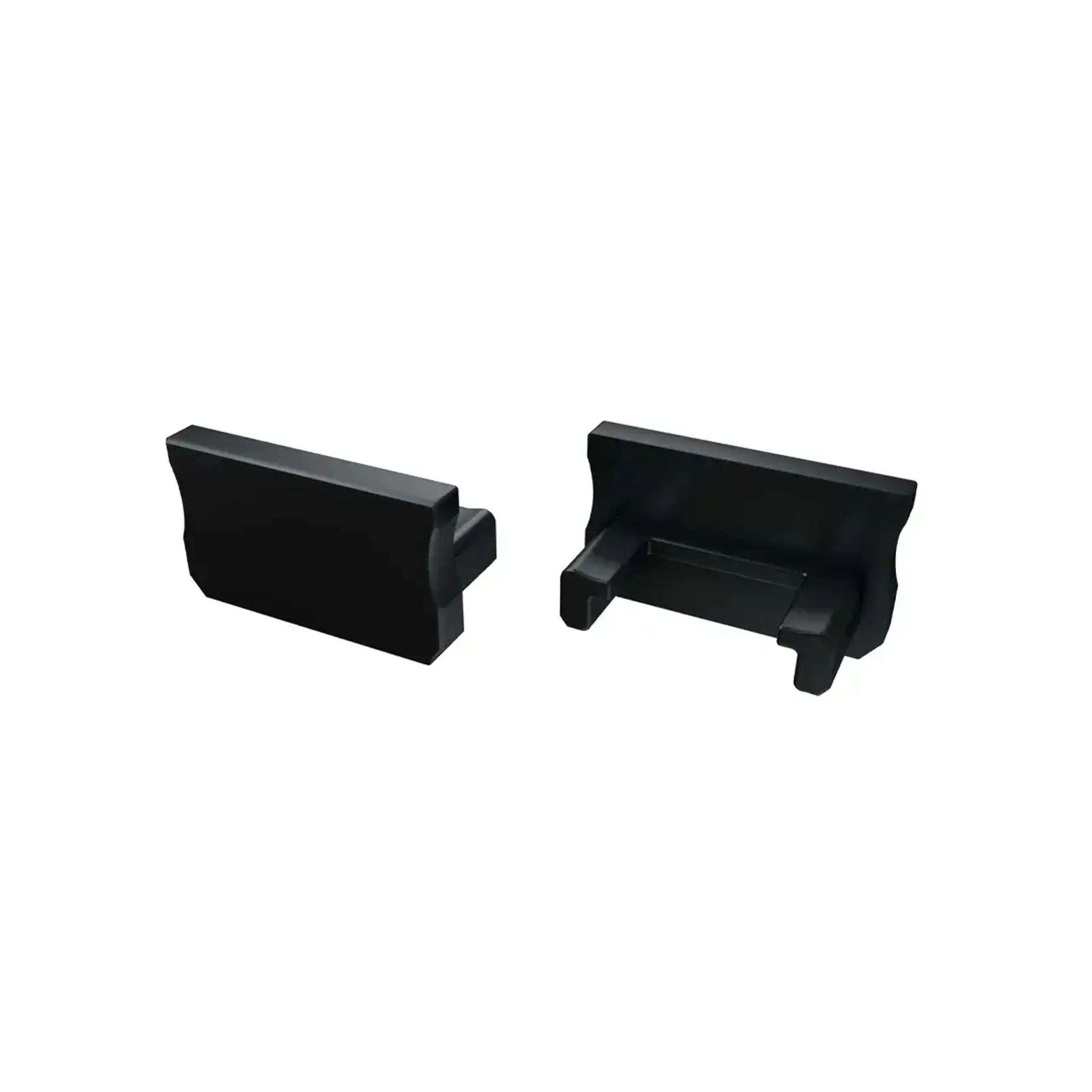 Capac pentru profil LED Tip A 10 buc. Lumines - Culoare Negru