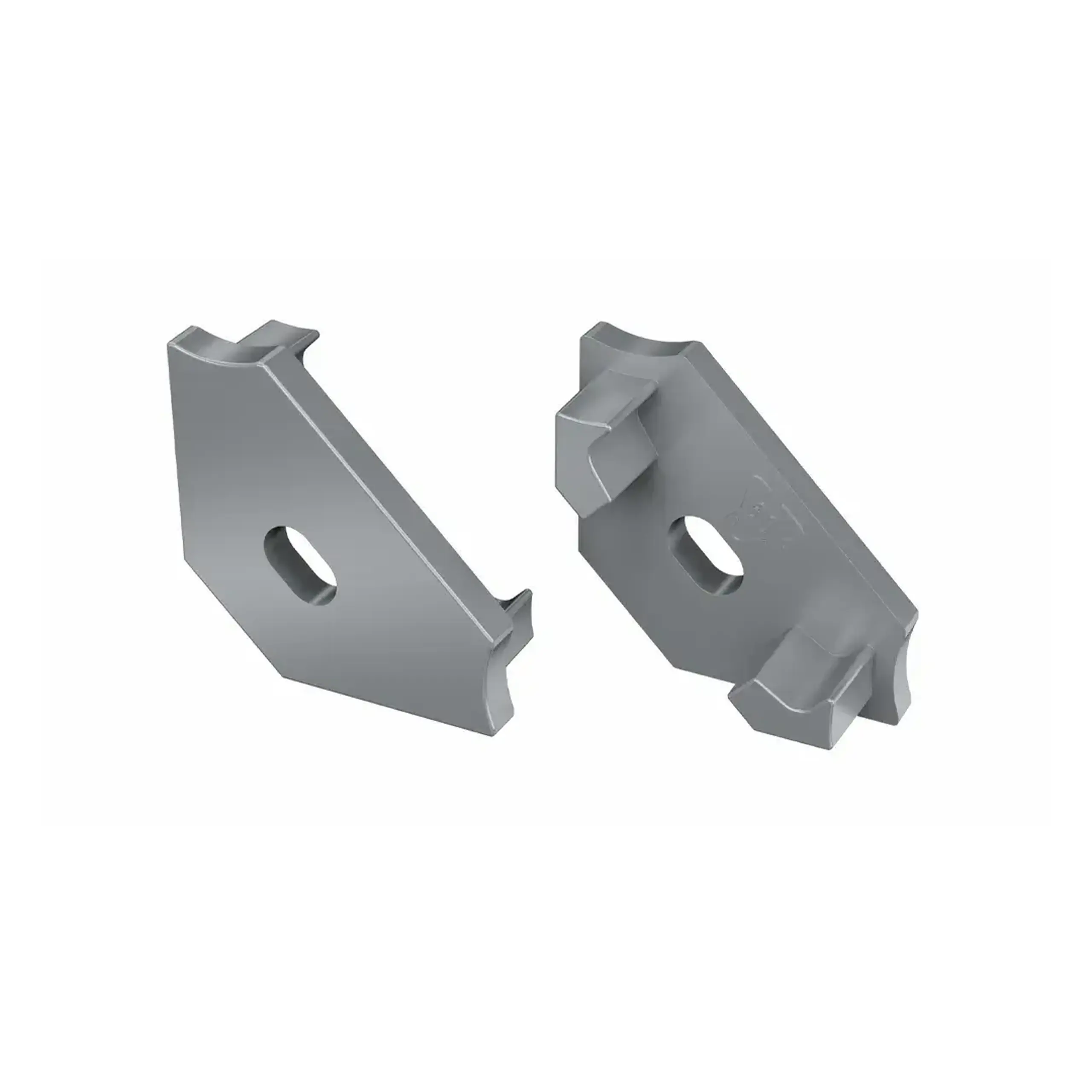 Capac pentru profil LED Tip C 10 buc. Lumines - Culoare Gri