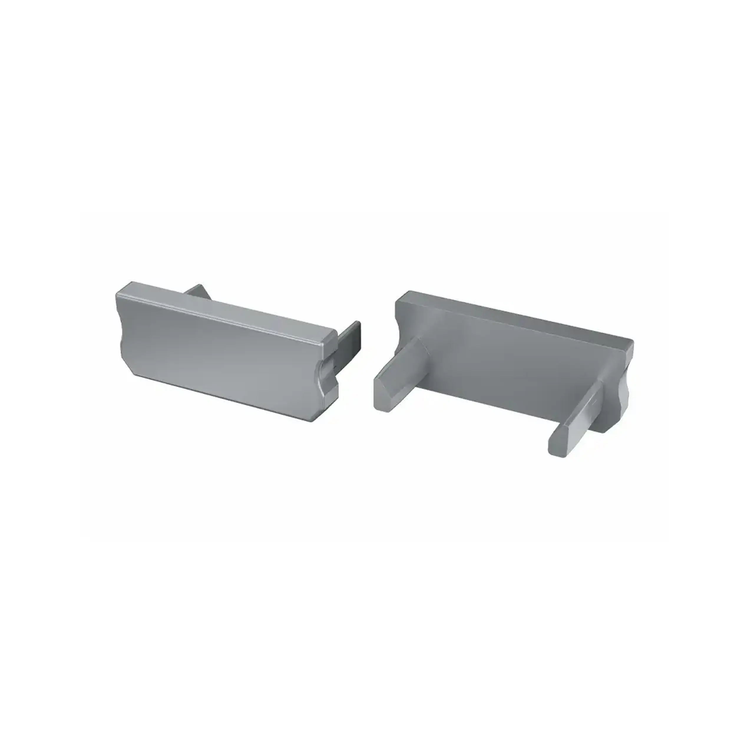 Capac pentru profil LED Tip D 10 buc. Lumines - Culoare Gri