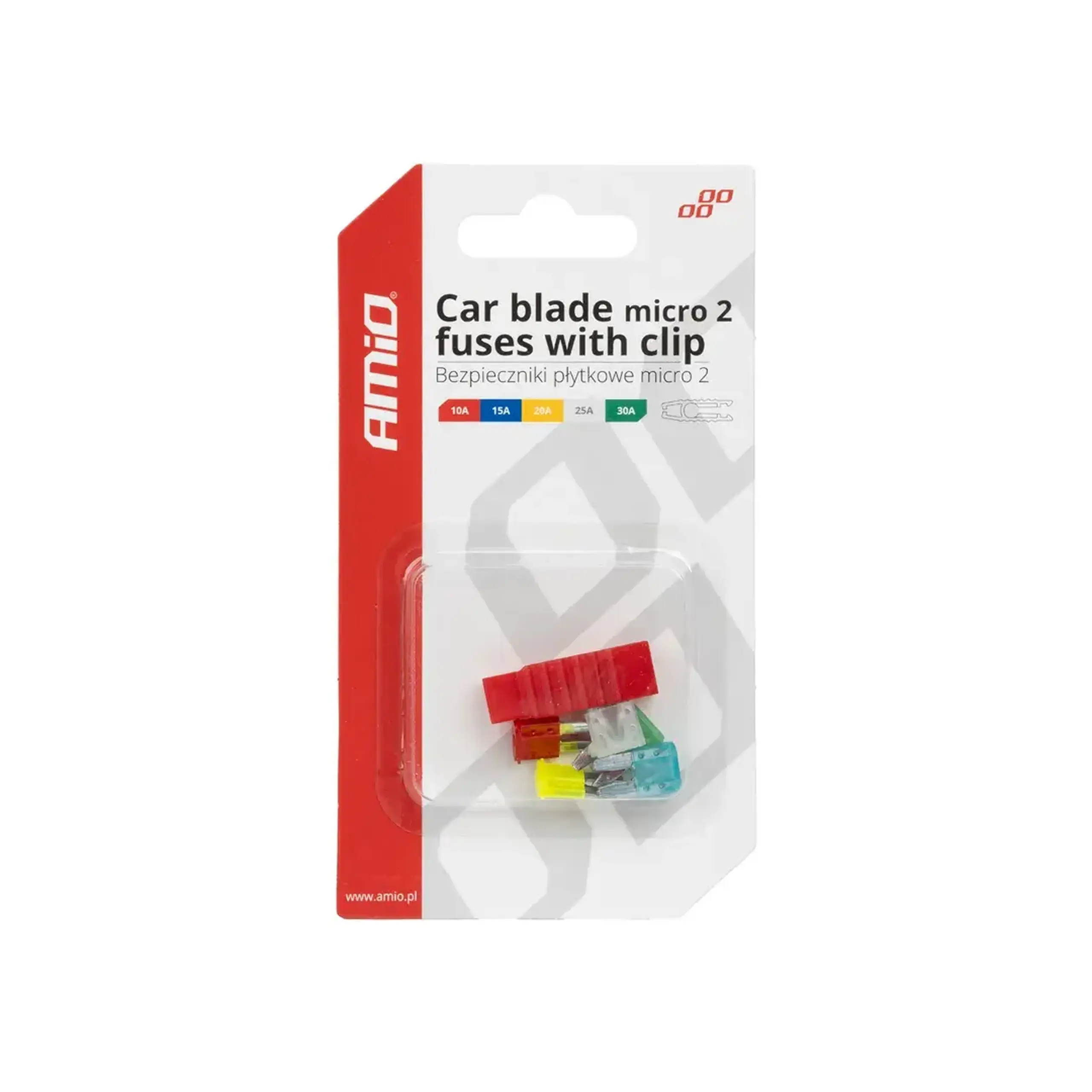 Set siguranțe Micro 5 buc. 10 - 30 A Amio
